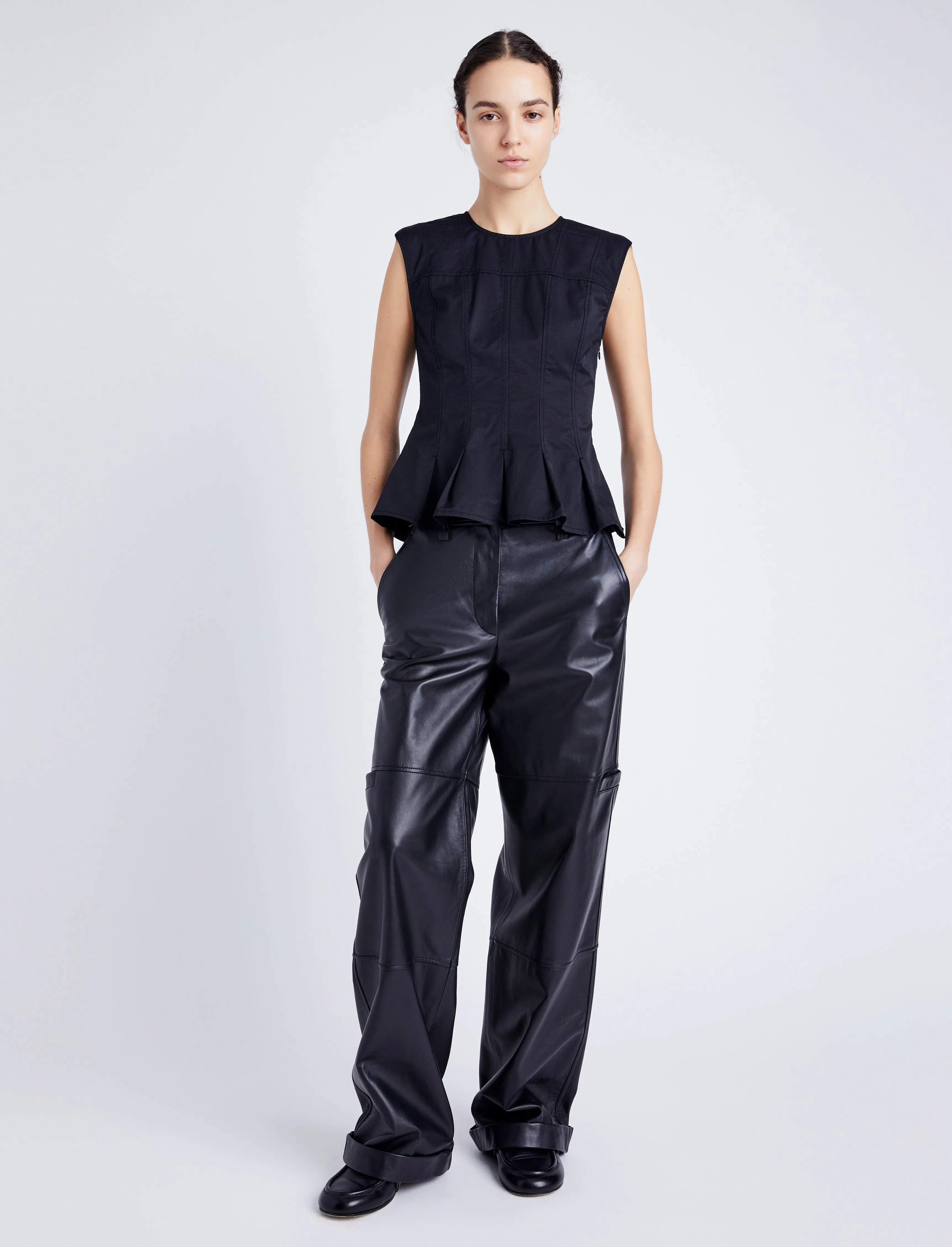 Felix Top in Tech Cotton sold by Proenza Schouler product image thumbnail 3