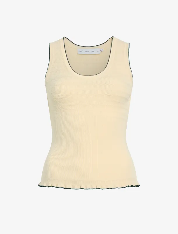 Eloise Knit Top in Lightweight Cotton made by Proenza Schouler