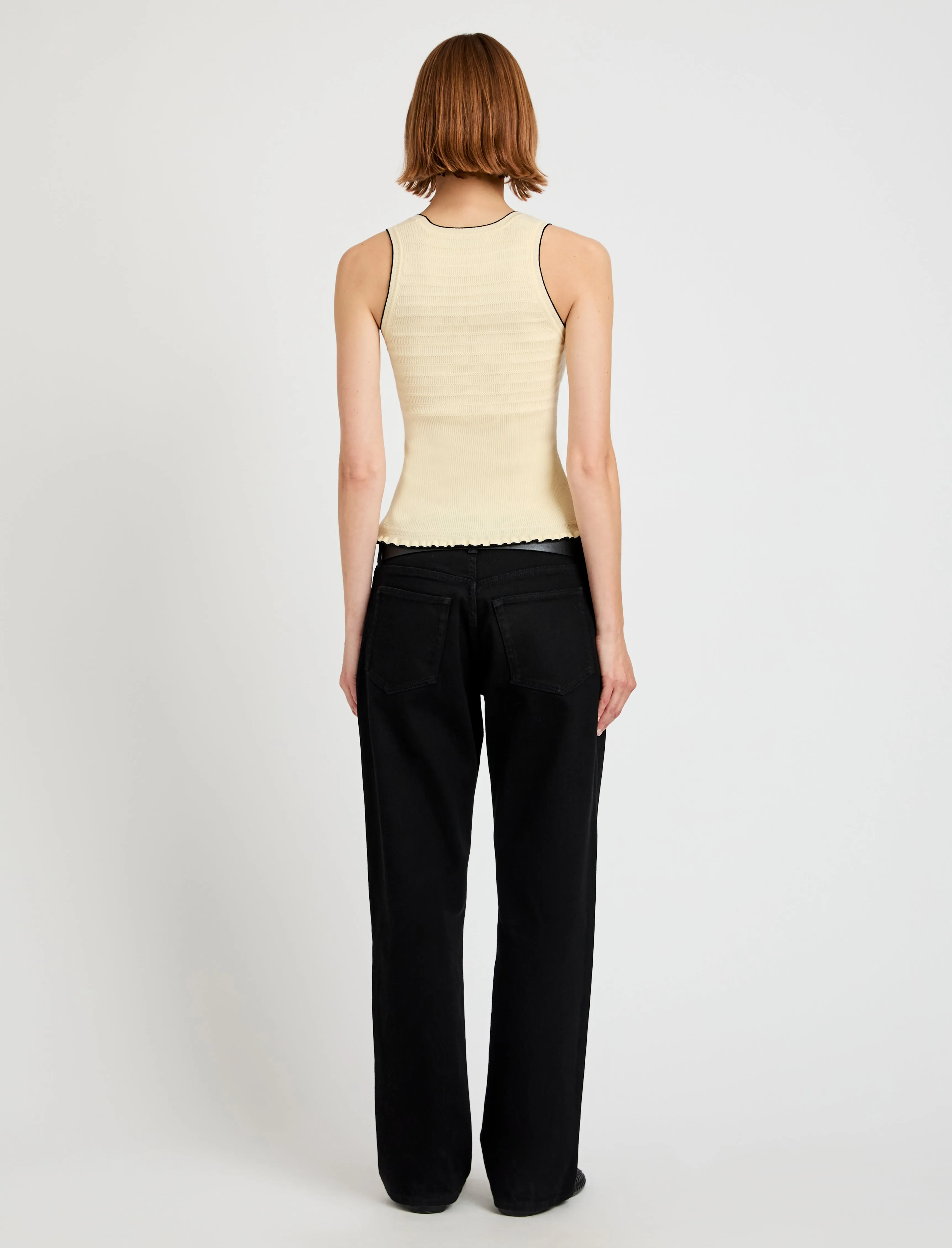 Eloise Knit Top in Lightweight Cotton sold by Proenza Schouler product image thumbnail 5