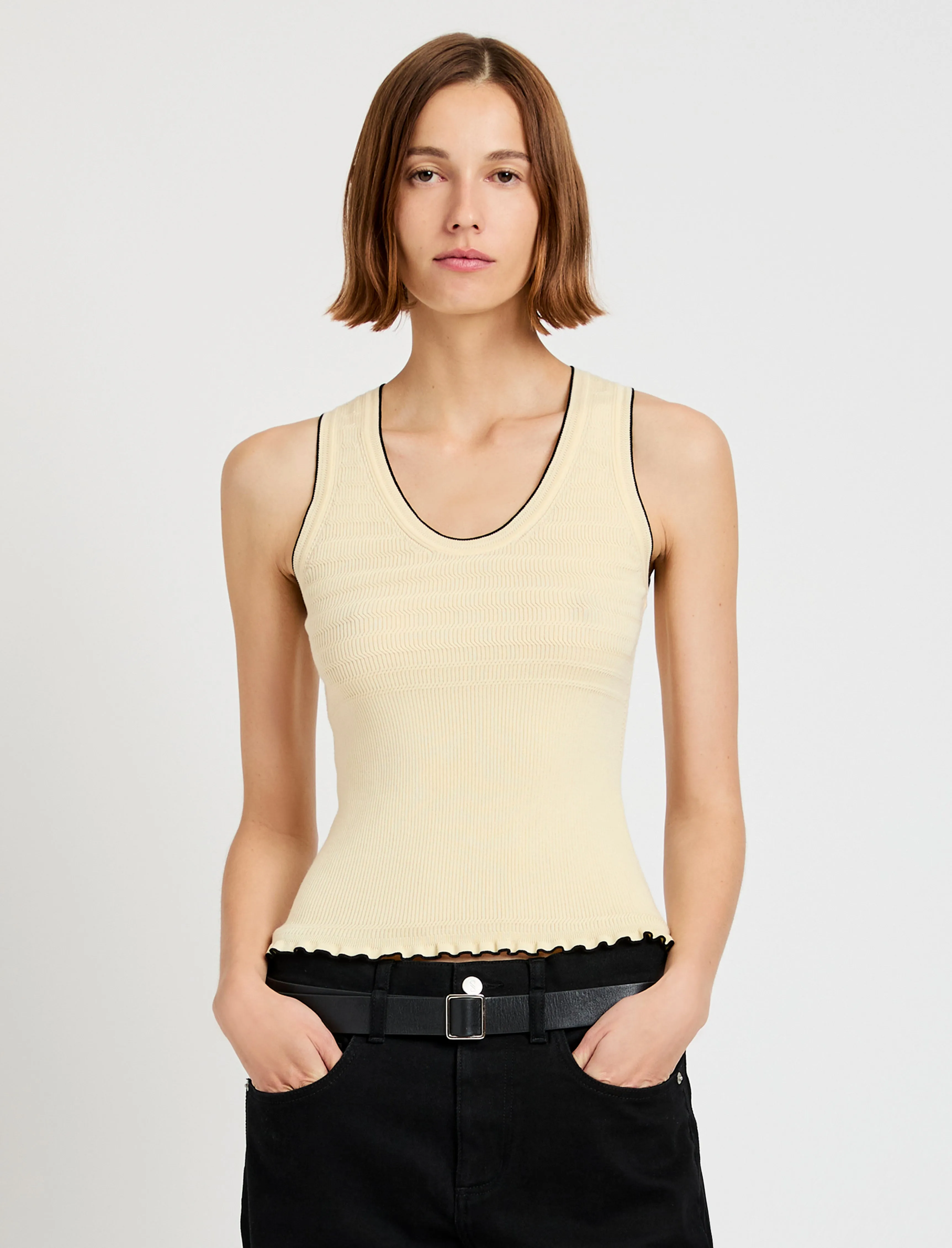 Eloise Knit Top in Lightweight Cotton sold by Proenza Schouler product image thumbnail 2