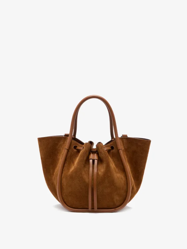 Small Ruched Tote in Soft Suede sold by Proenza Schouler