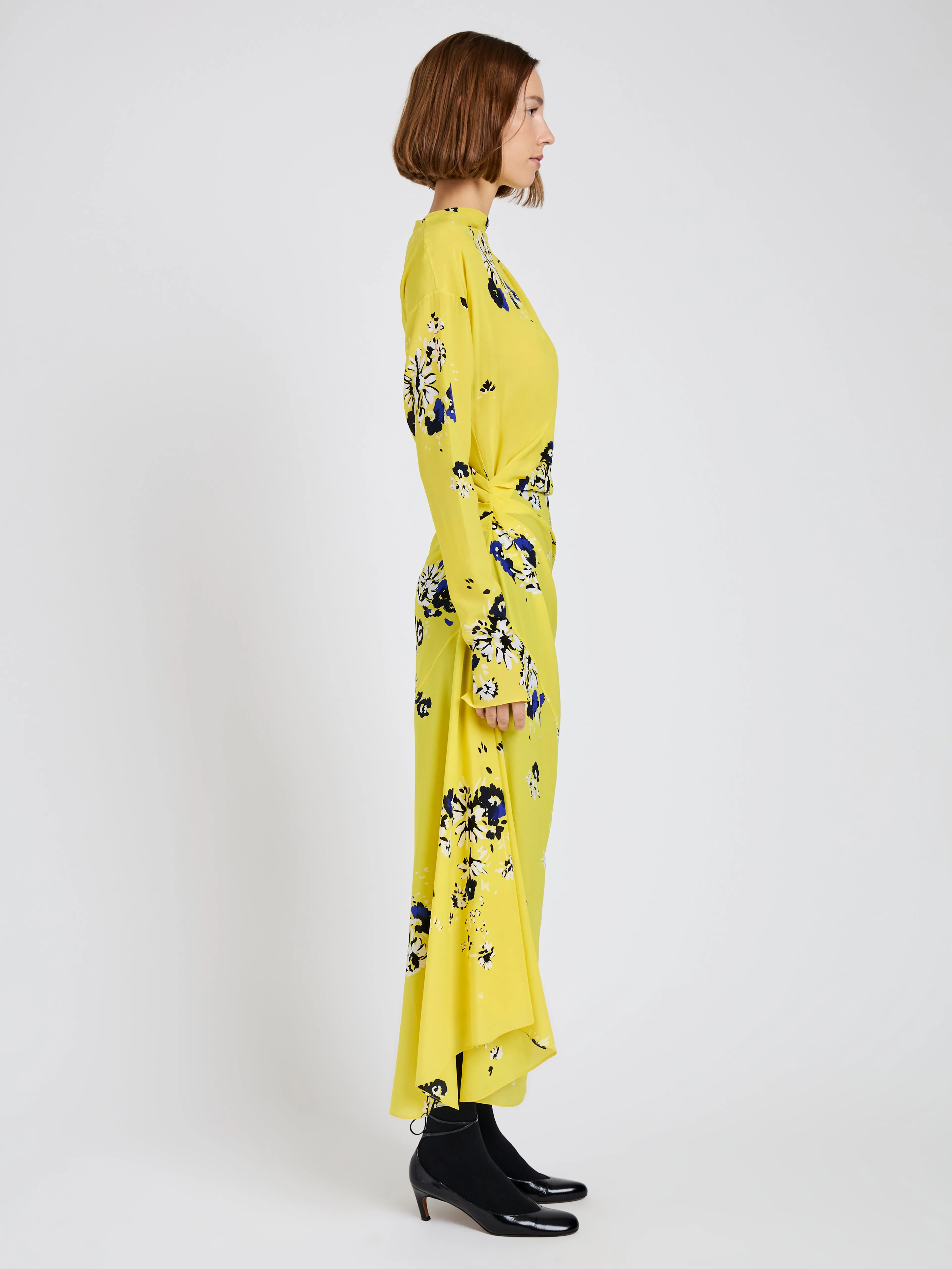 Trudie Dress In Printed Silk Viscose sold by Proenza Schouler product image thumbnail 3