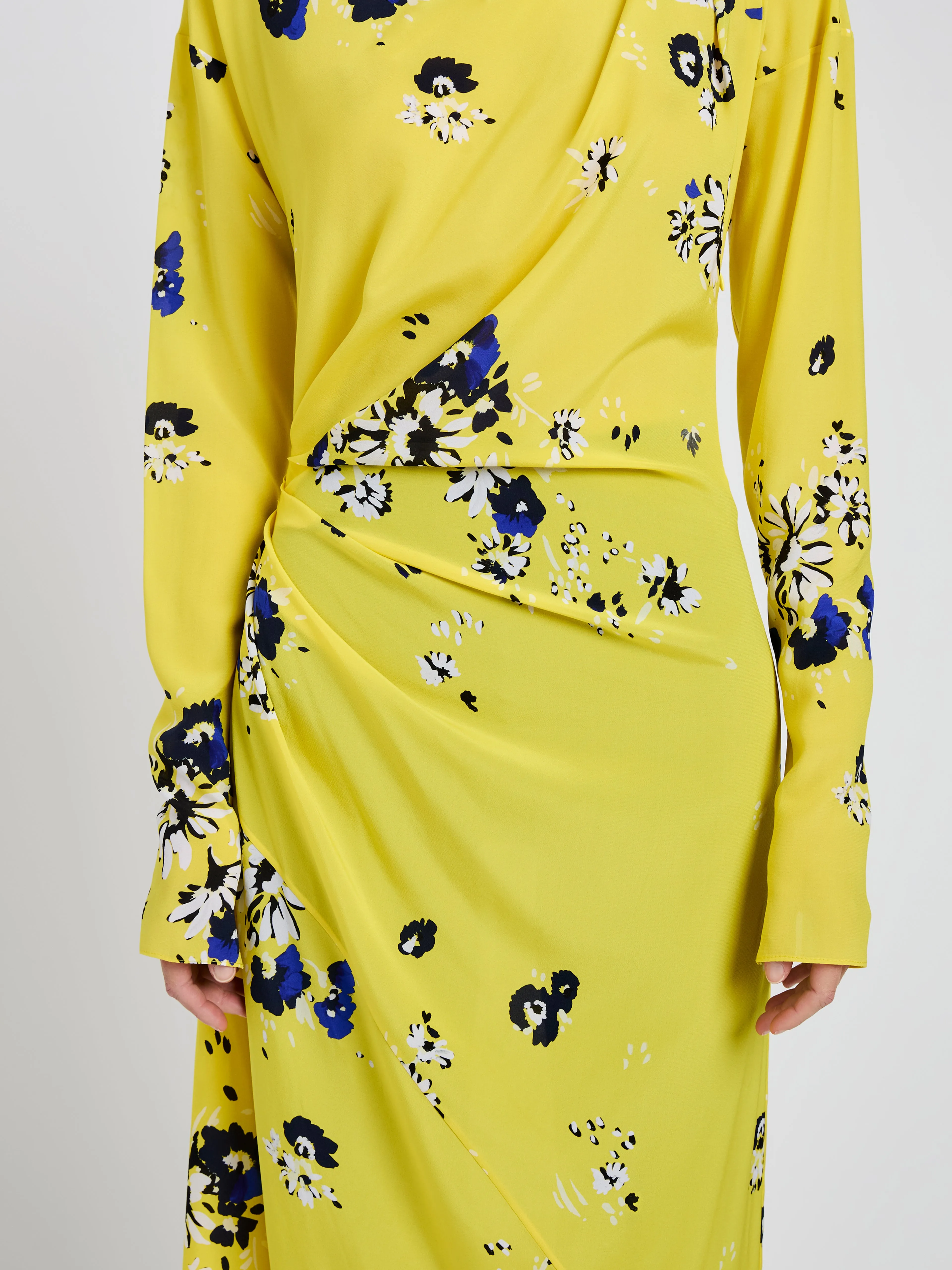 Trudie Dress In Printed Silk Viscose sold by Proenza Schouler product image thumbnail 5
