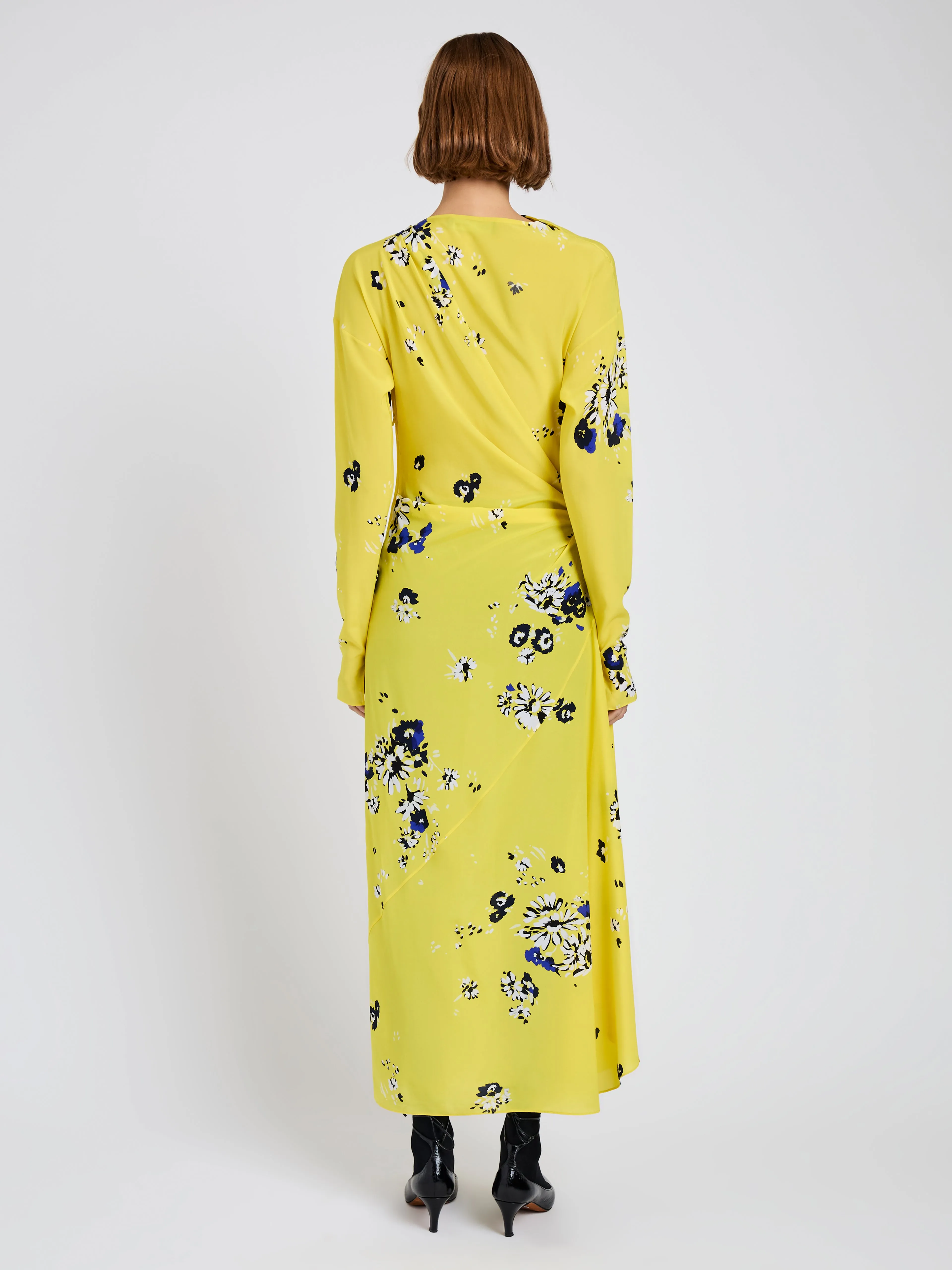 Trudie Dress In Printed Silk Viscose sold by Proenza Schouler product image thumbnail 4