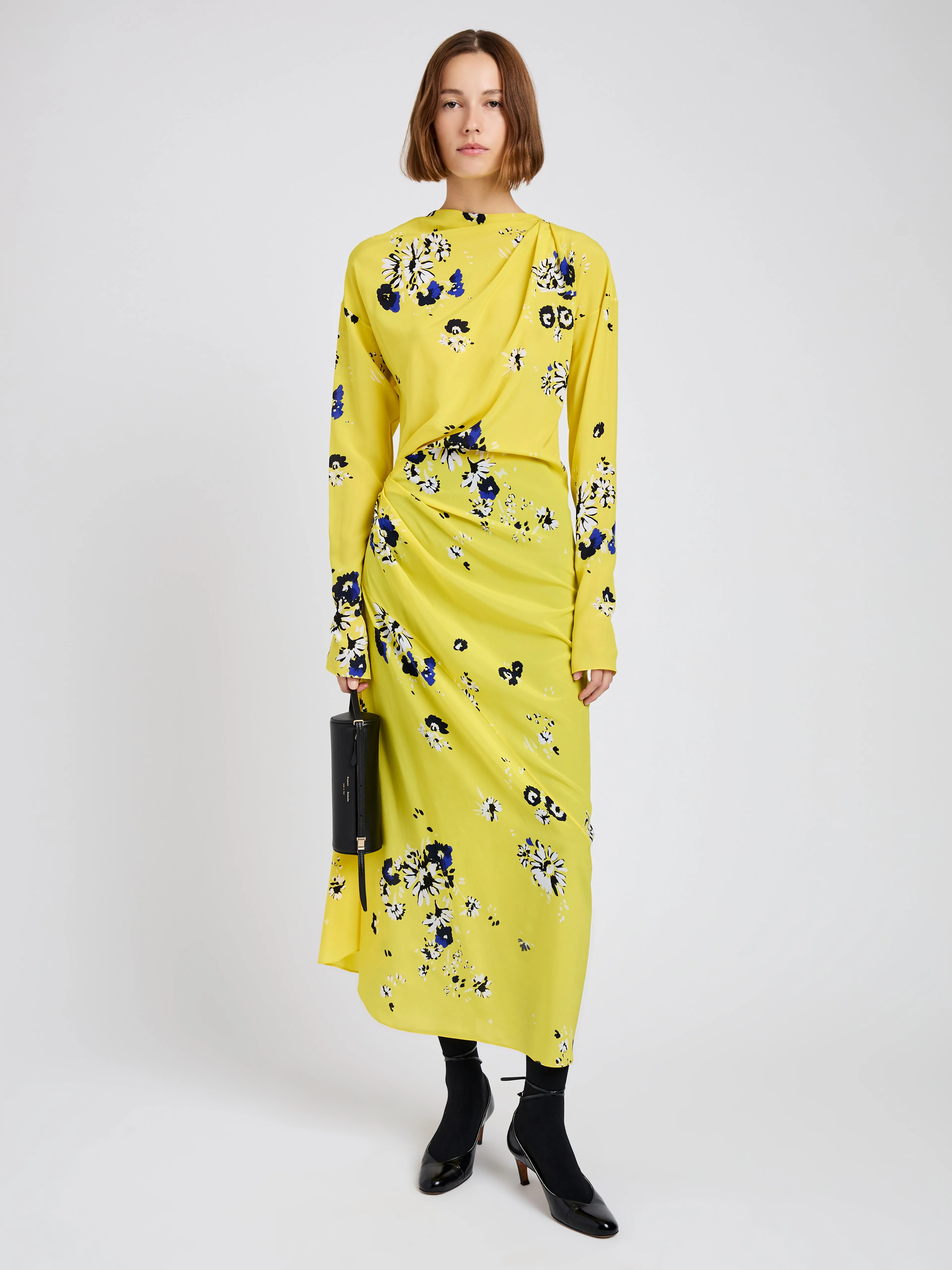 Trudie Dress In Printed Silk Viscose sold by Proenza Schouler product image thumbnail 2