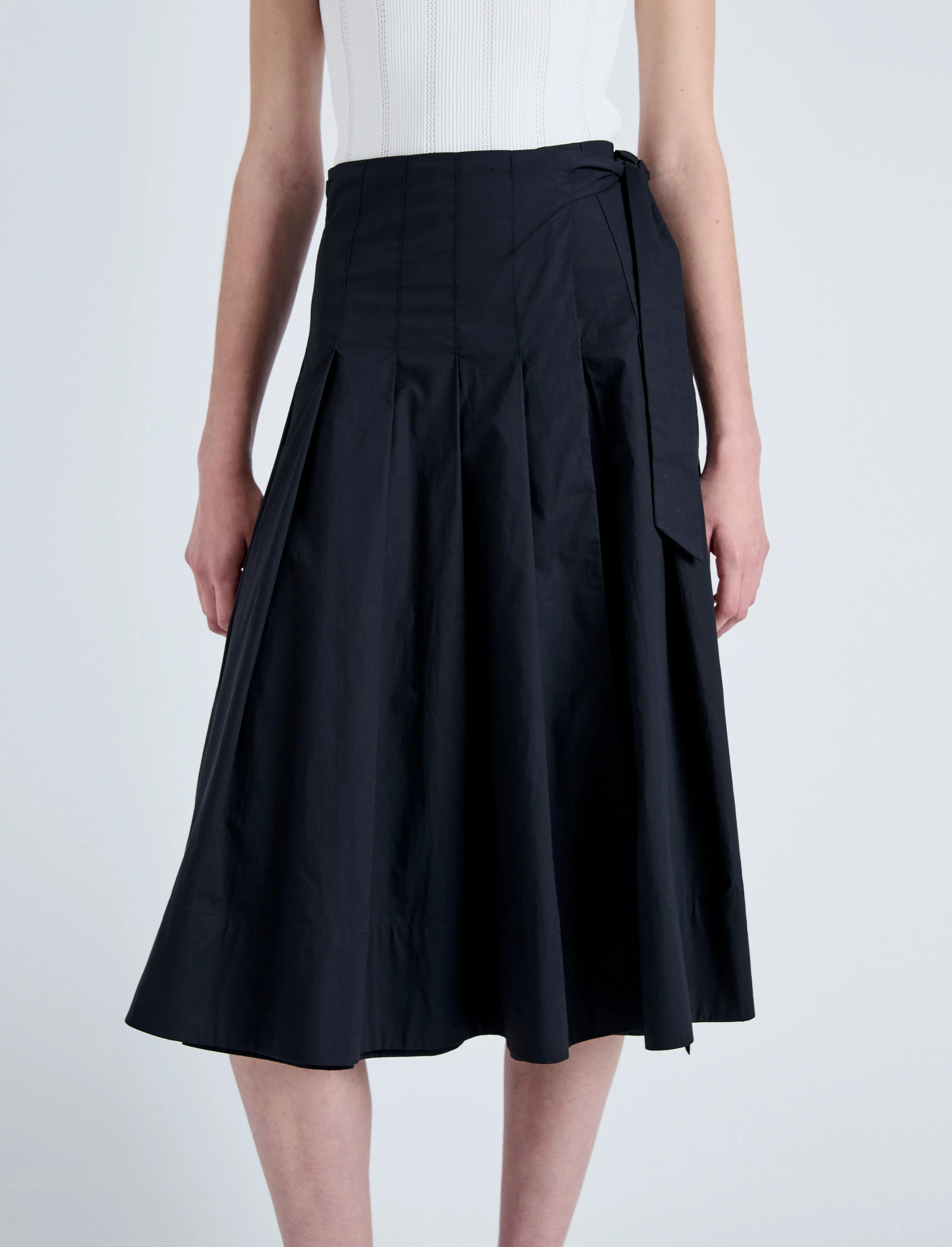 Peters Skirt in Tech Poplin sold by Proenza Schouler product image thumbnail 5