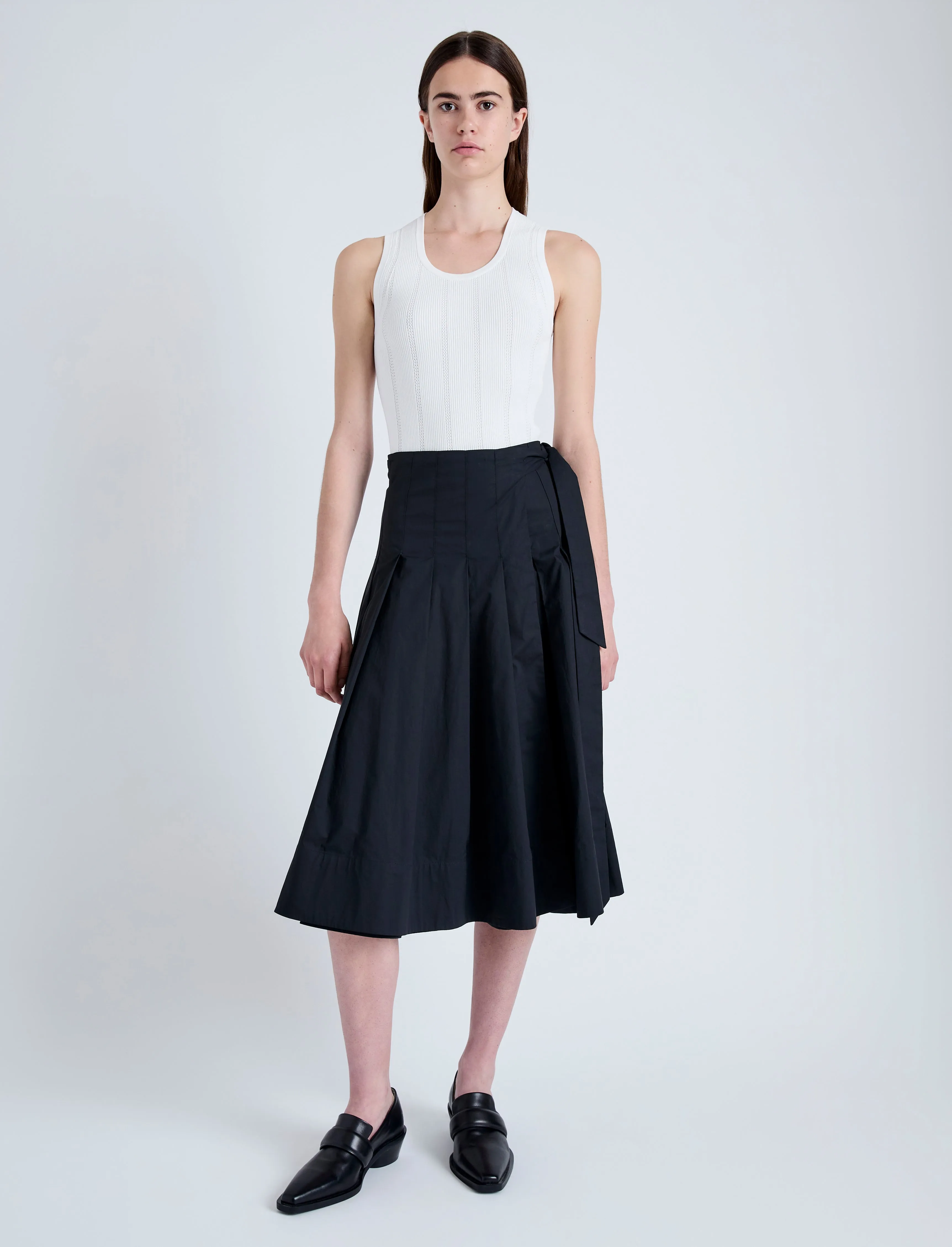 Peters Skirt in Tech Poplin sold by Proenza Schouler product image thumbnail 2