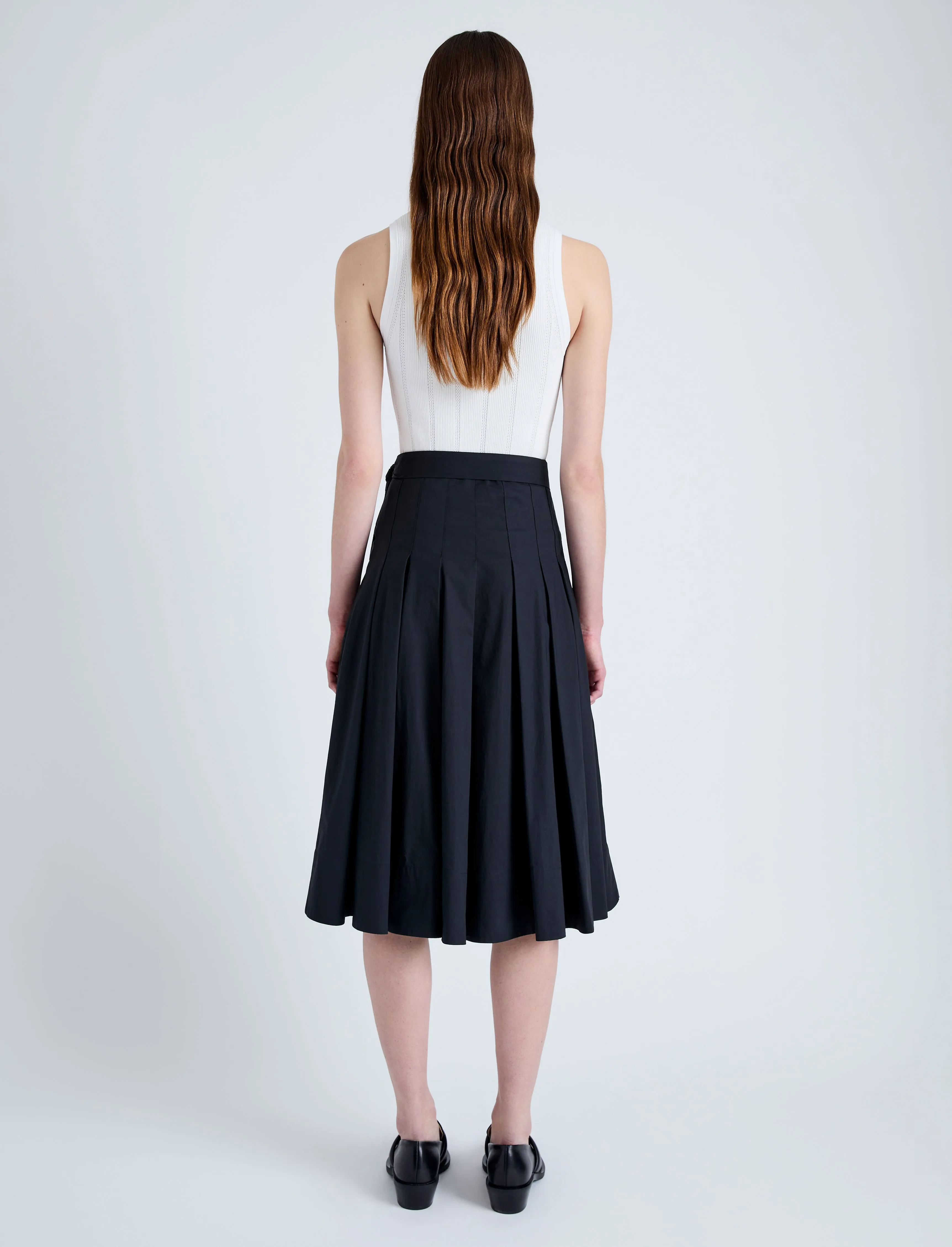Peters Skirt in Tech Poplin sold by Proenza Schouler product image thumbnail 4