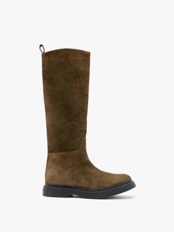 Bank Boots in Calf Suede sold by Proenza Schouler