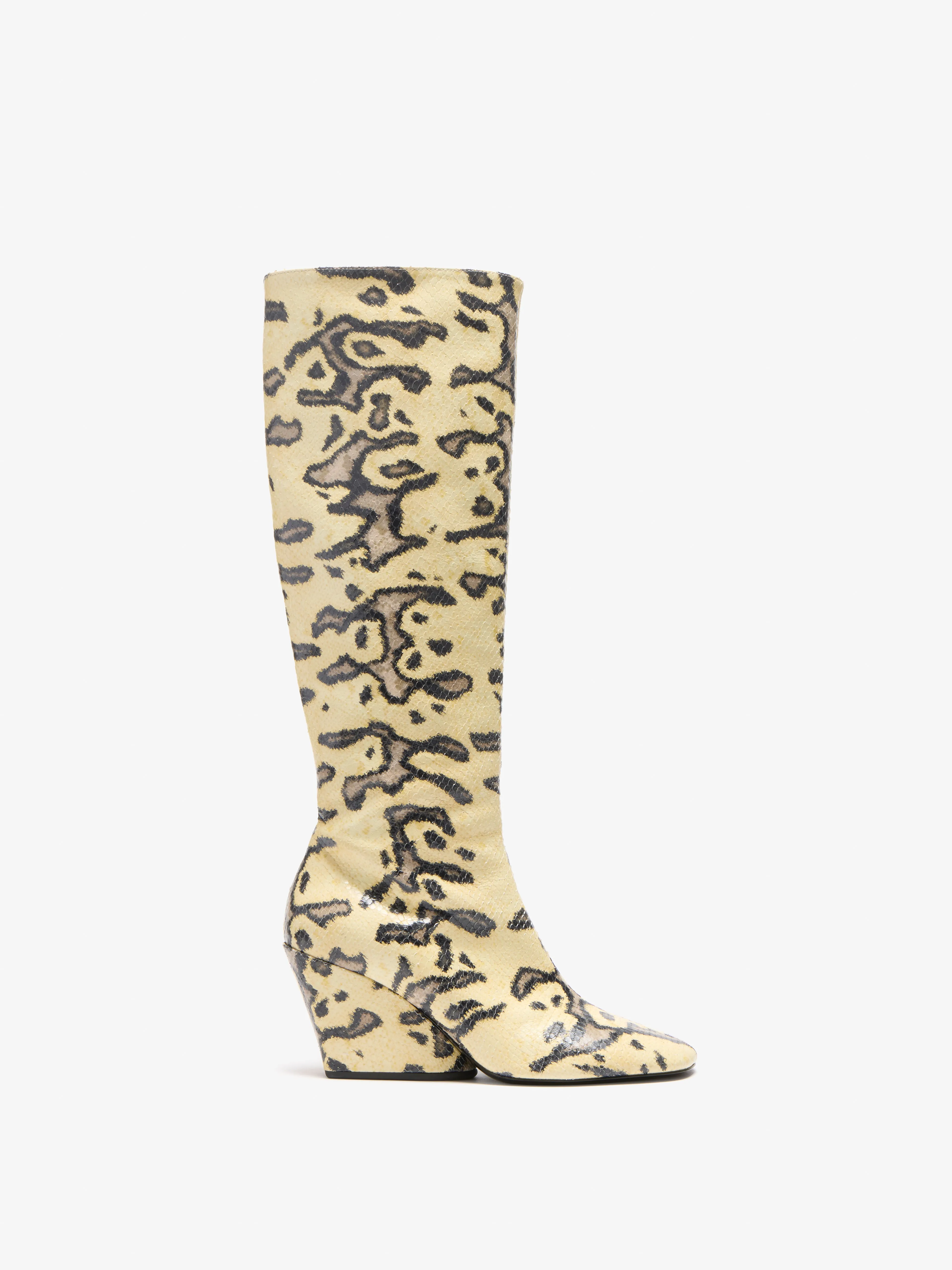 Slant Boots in Embossed Python sold by Proenza Schouler
