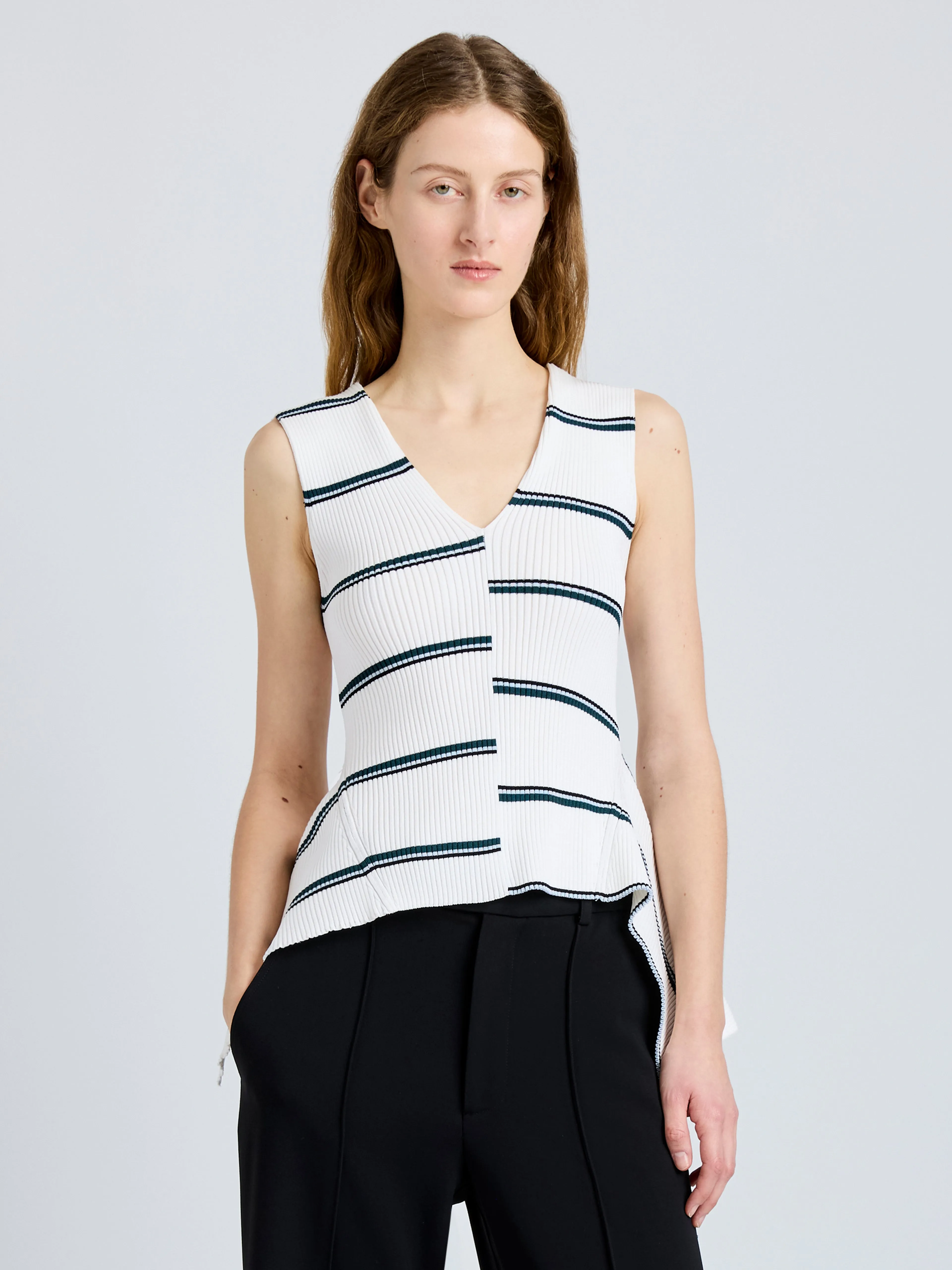 Eugenie Top in Rib Knit sold by Proenza Schouler product image thumbnail 2