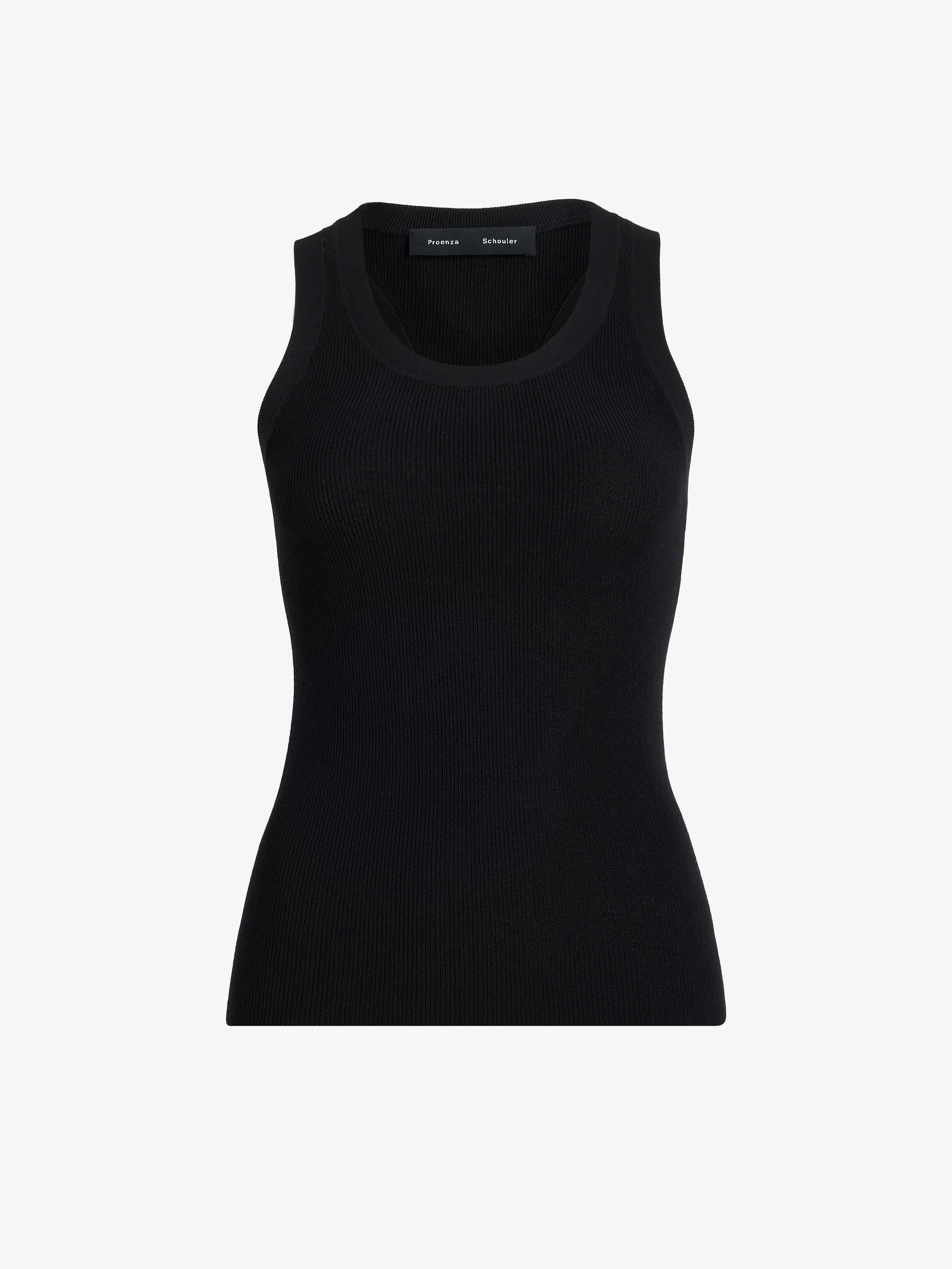 Roberts Tank in Matte Viscose Rib sold by Proenza Schouler