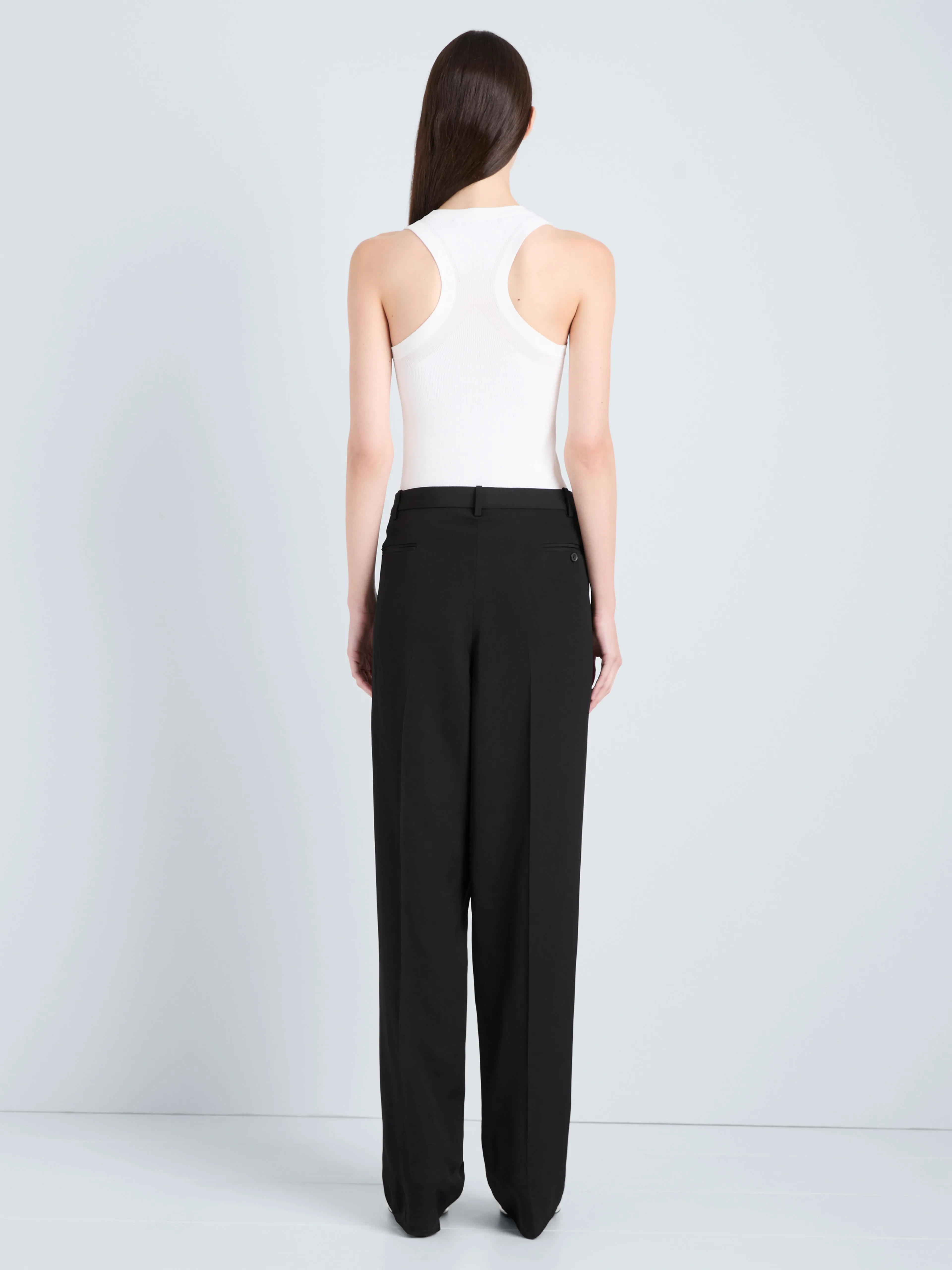 Roberts Tank in Matte Viscose Rib sold by Proenza Schouler product image thumbnail 5