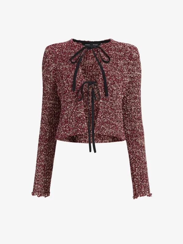 Colette Top in Popcorn Slub made by Proenza Schouler