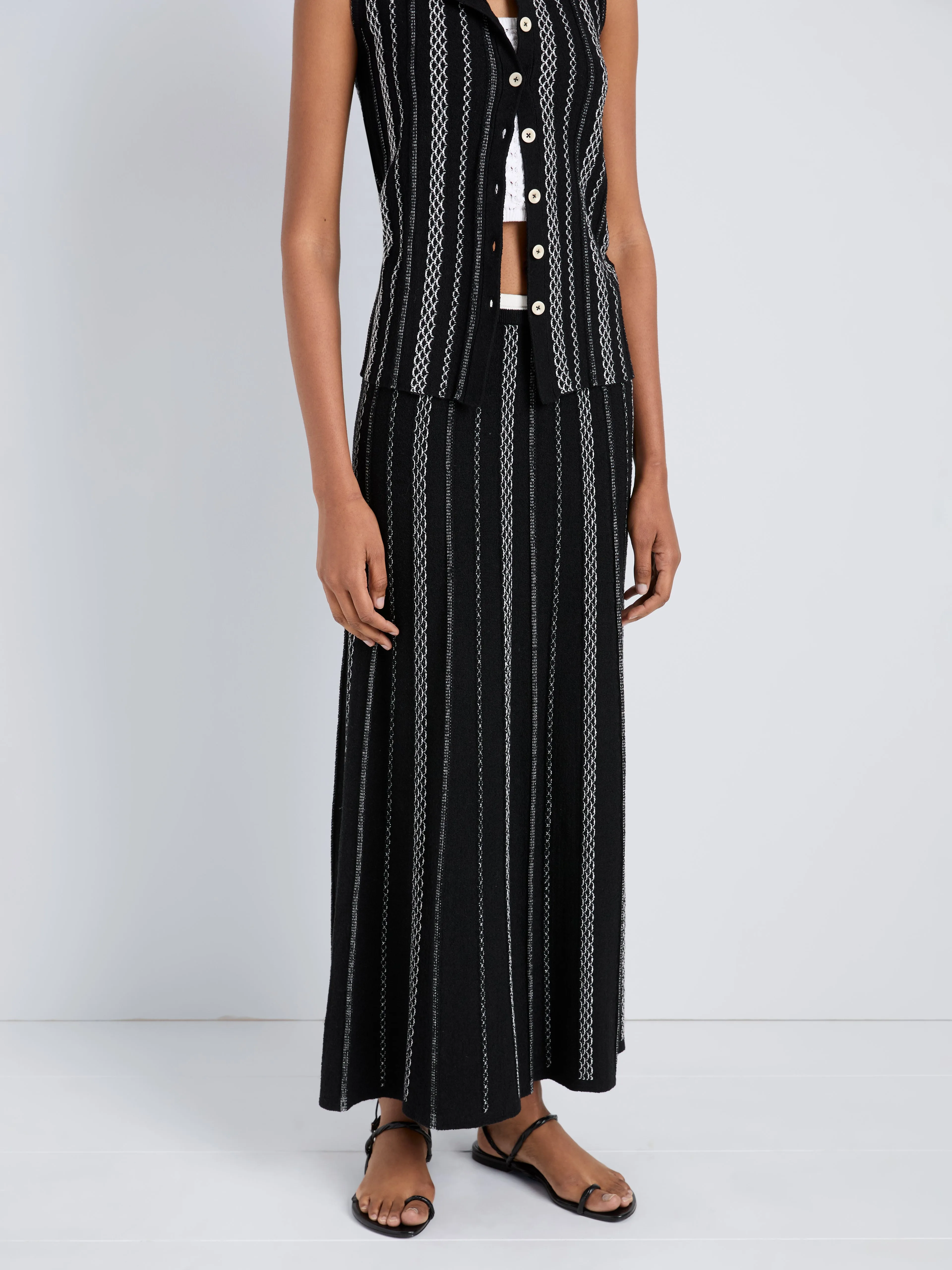 Morena Skirt in Textured Knit sold by Proenza Schouler product image thumbnail 5