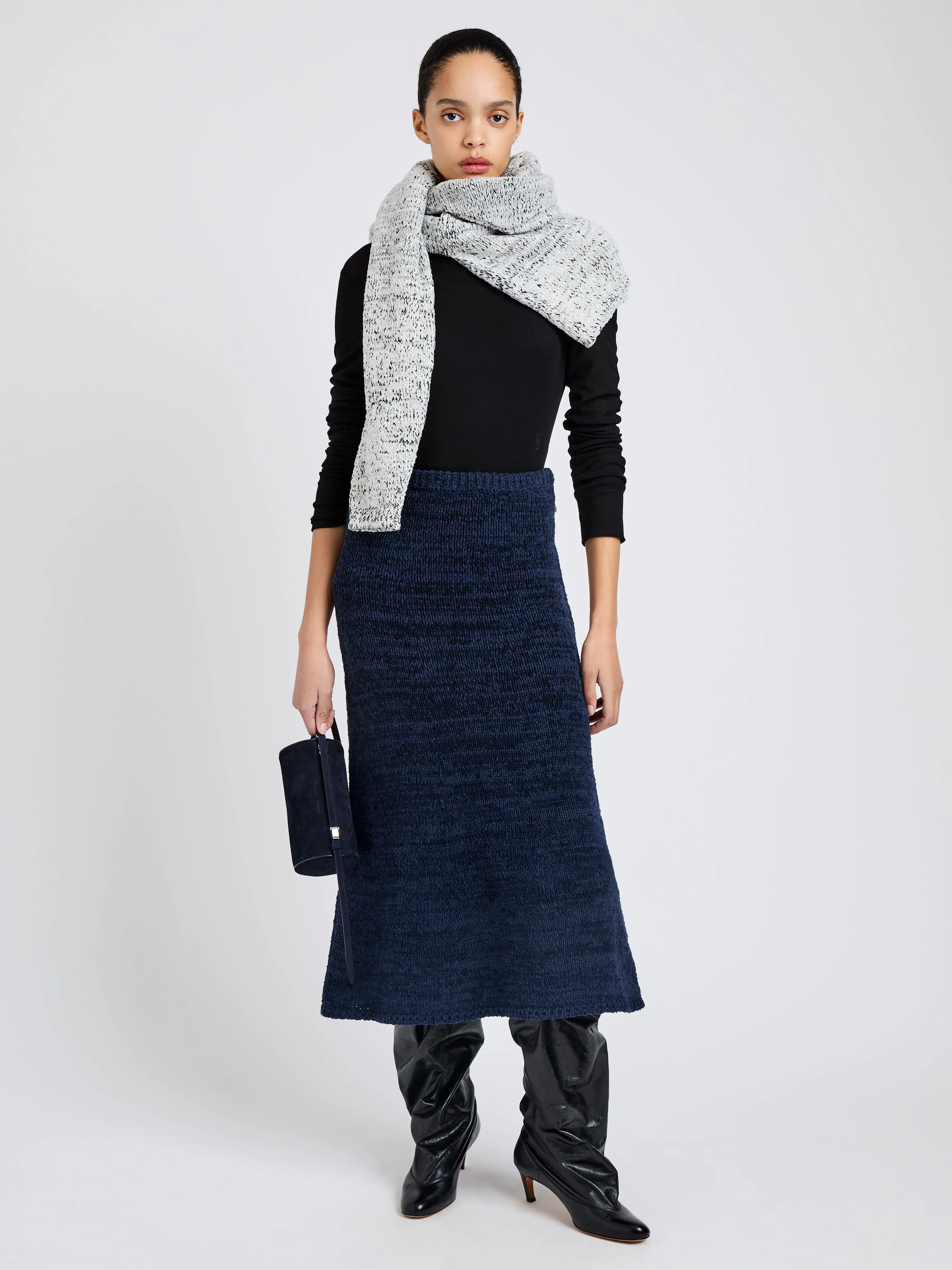 Kerry Skirt in Marled Cotton sold by Proenza Schouler product image thumbnail 2