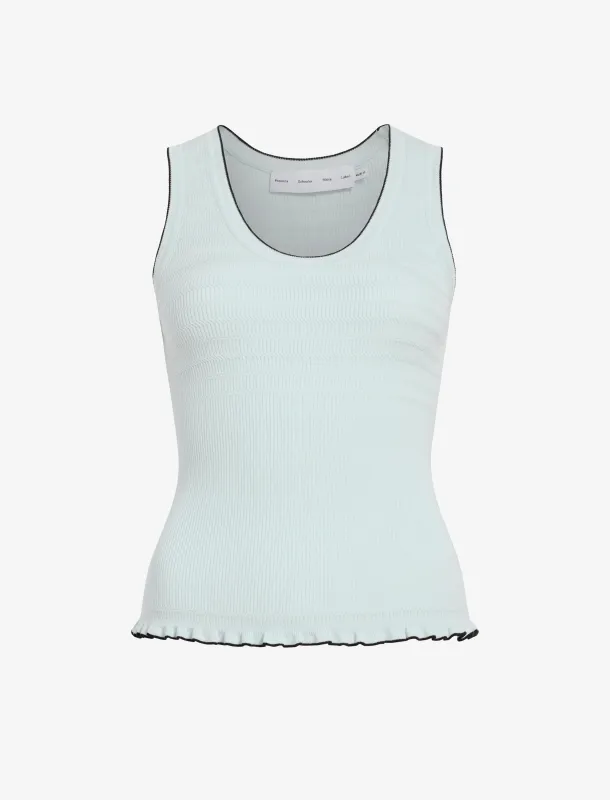 Eloise Knit Top in Lightweight Cotton made by Proenza Schouler