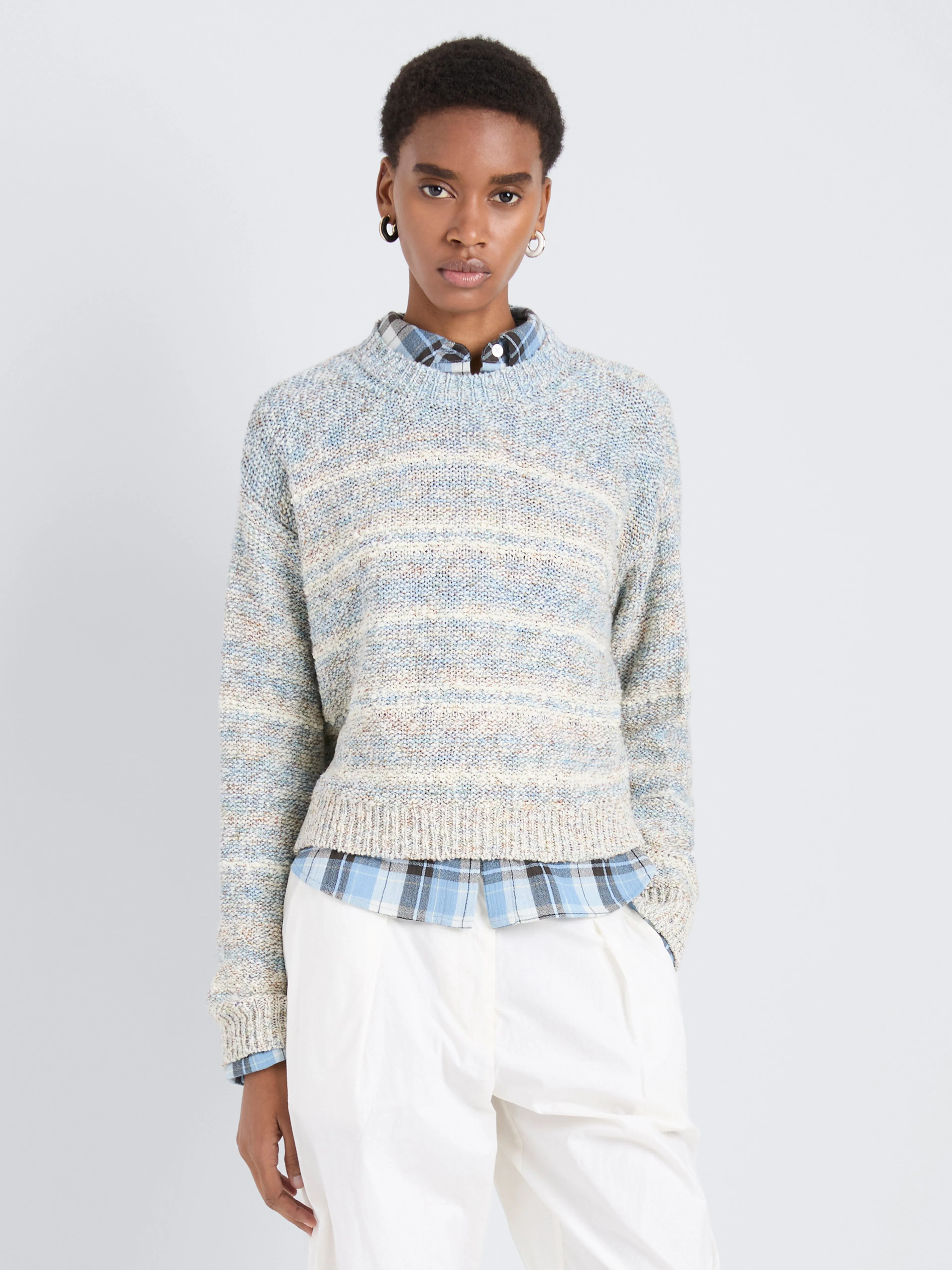 Ivara Sweater in Space Dye sold by Proenza Schouler product image thumbnail 2