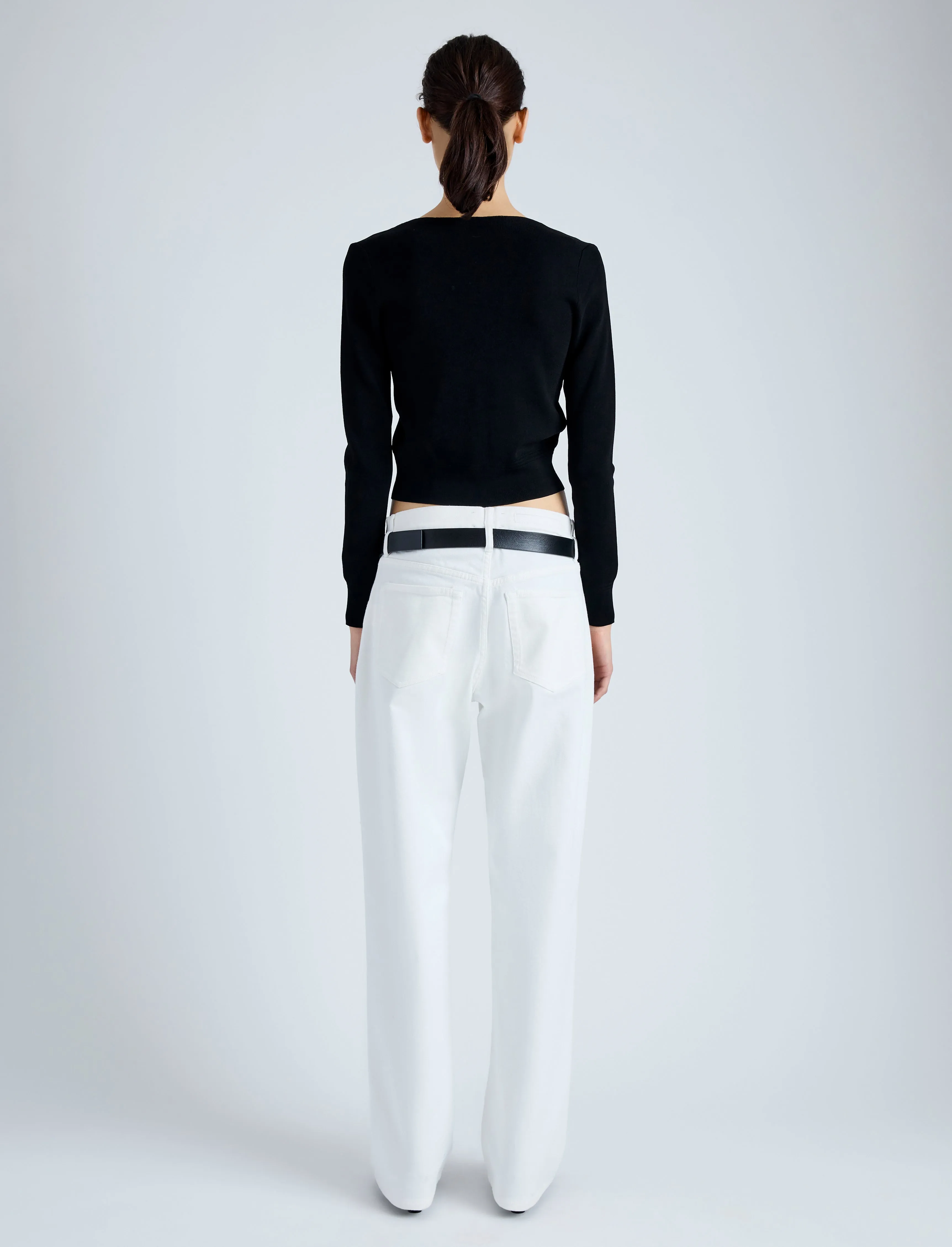 Addie Cardigan in Silk Viscose sold by Proenza Schouler product image thumbnail 5