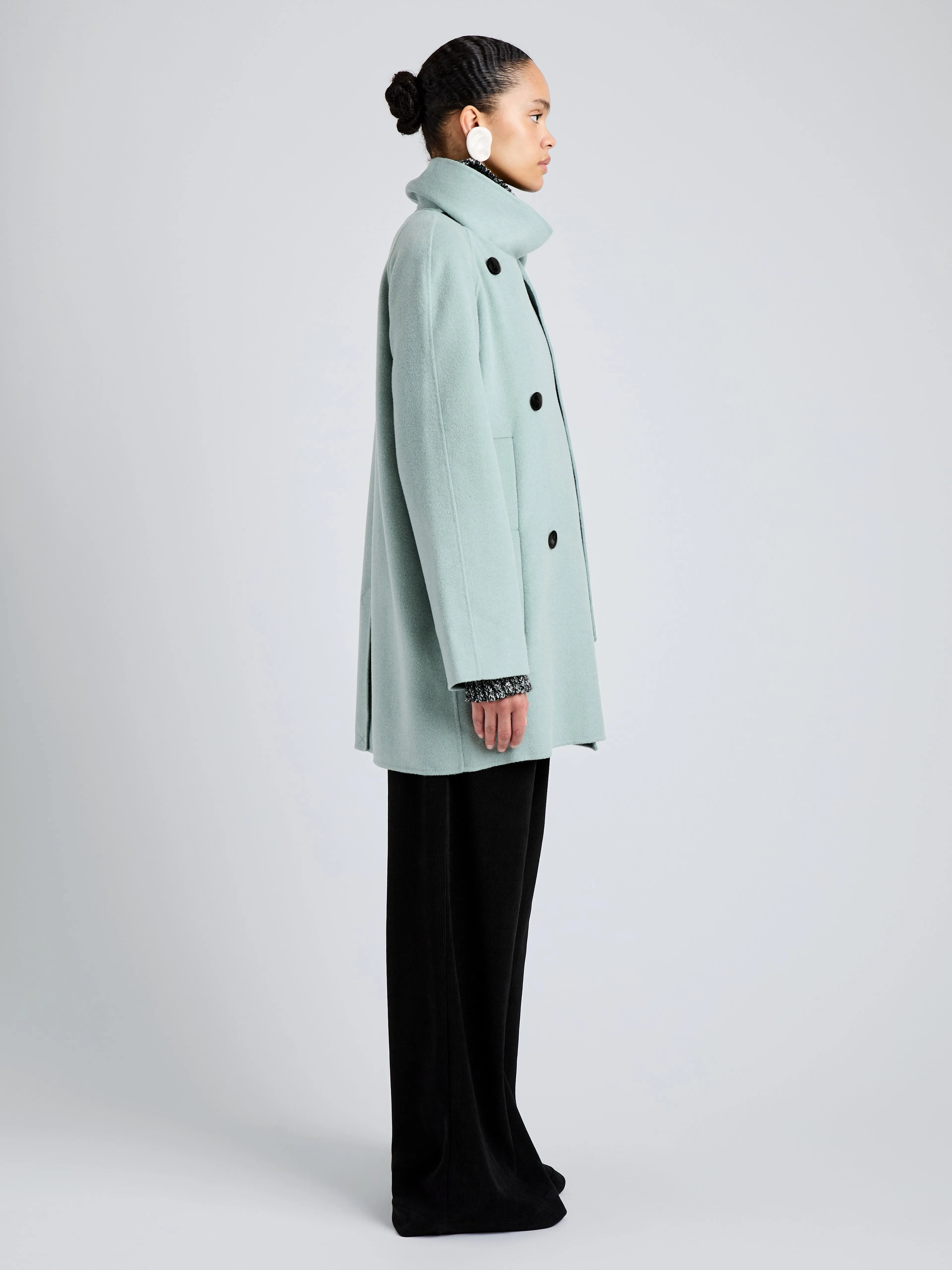 Brisa Coat in Lightweight Double Face Wool sold by Proenza Schouler product image thumbnail 4