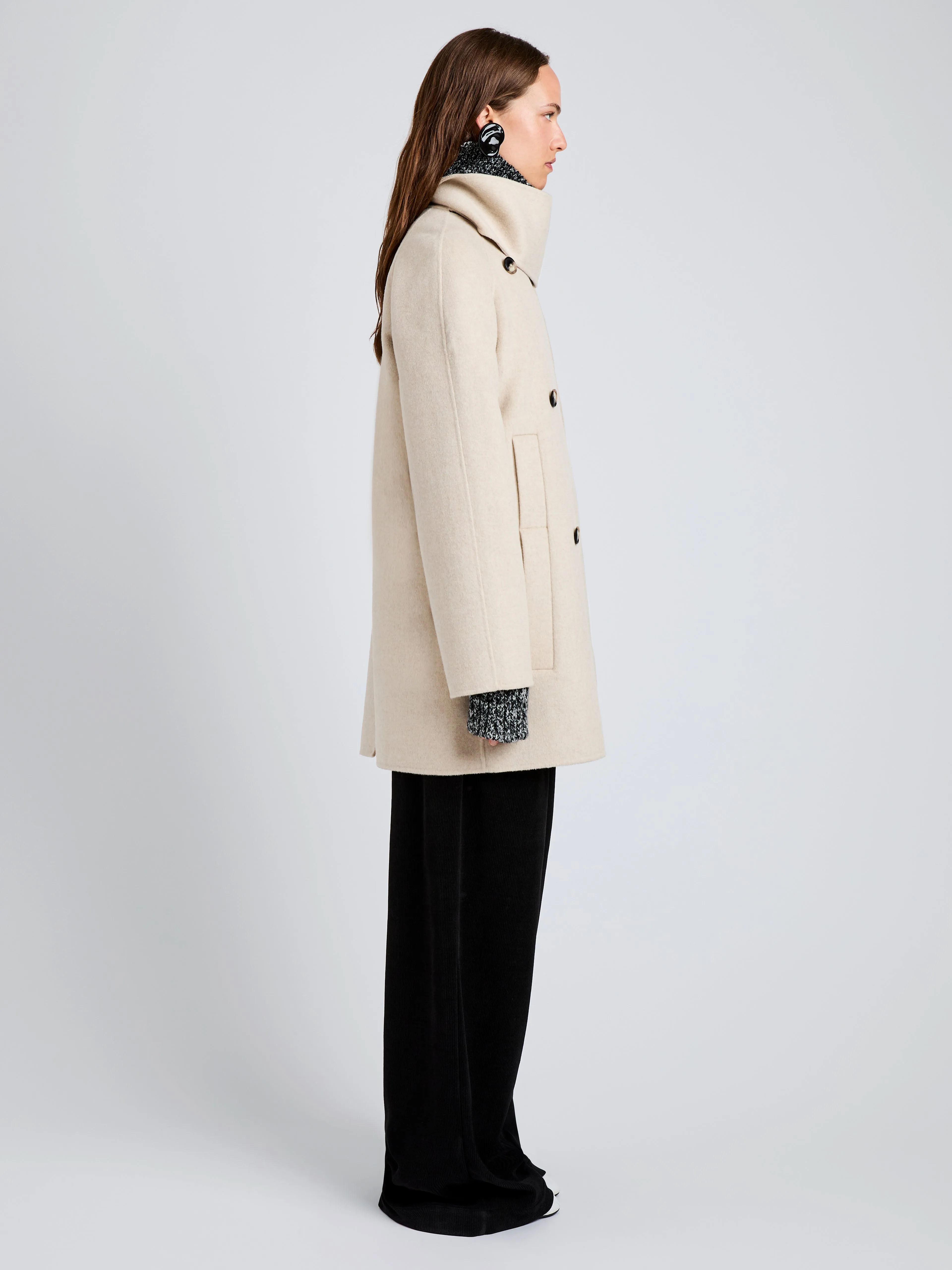 Brisa Coat in Lightweight Double Face Wool sold by Proenza Schouler product image thumbnail 4