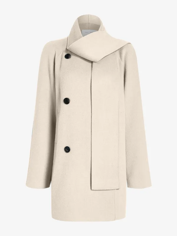 Brisa Coat in Lightweight Double Face Wool made by Proenza Schouler