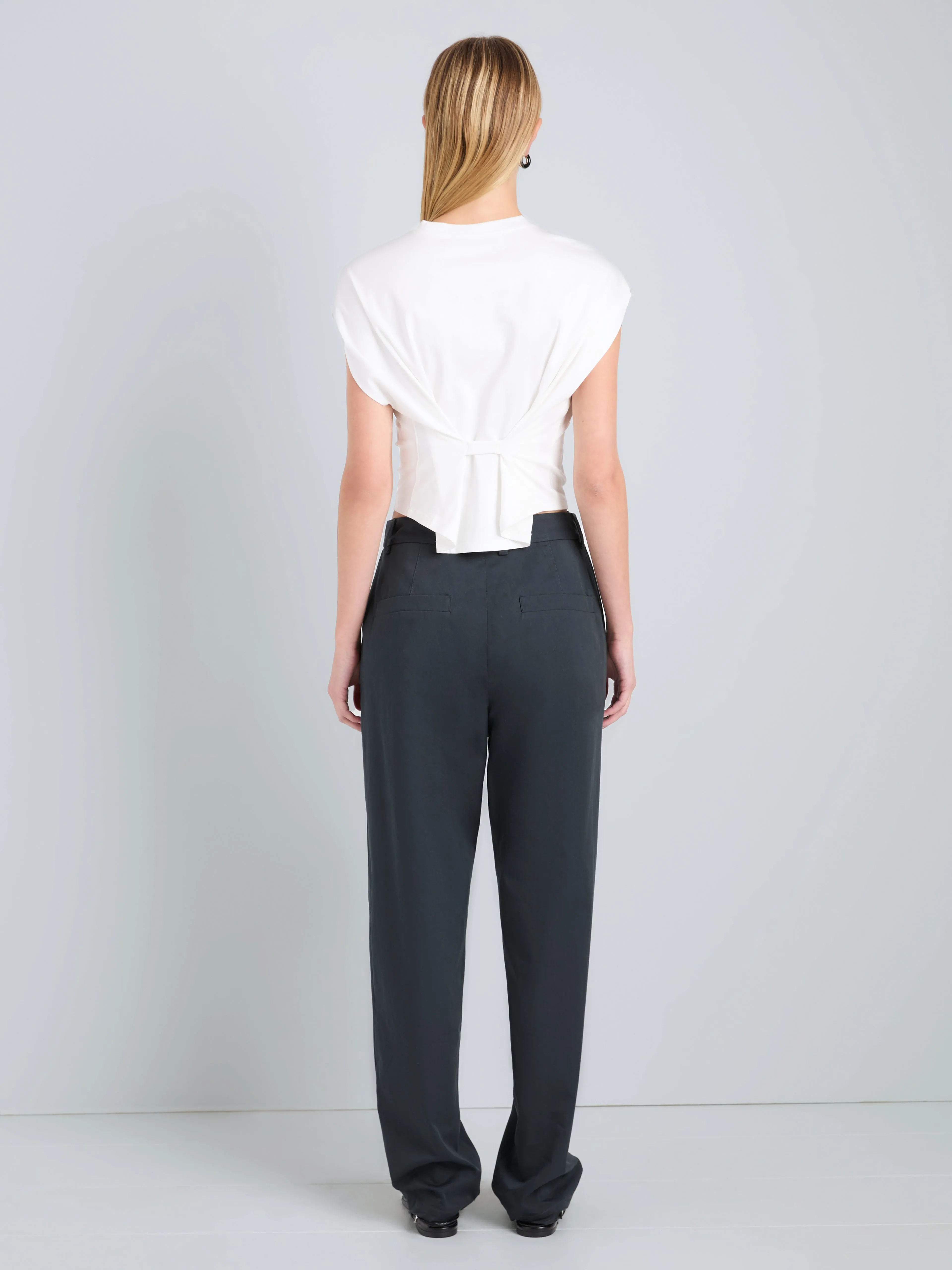 Taya Pant in Outerwear Cotton sold by Proenza Schouler product image thumbnail 4