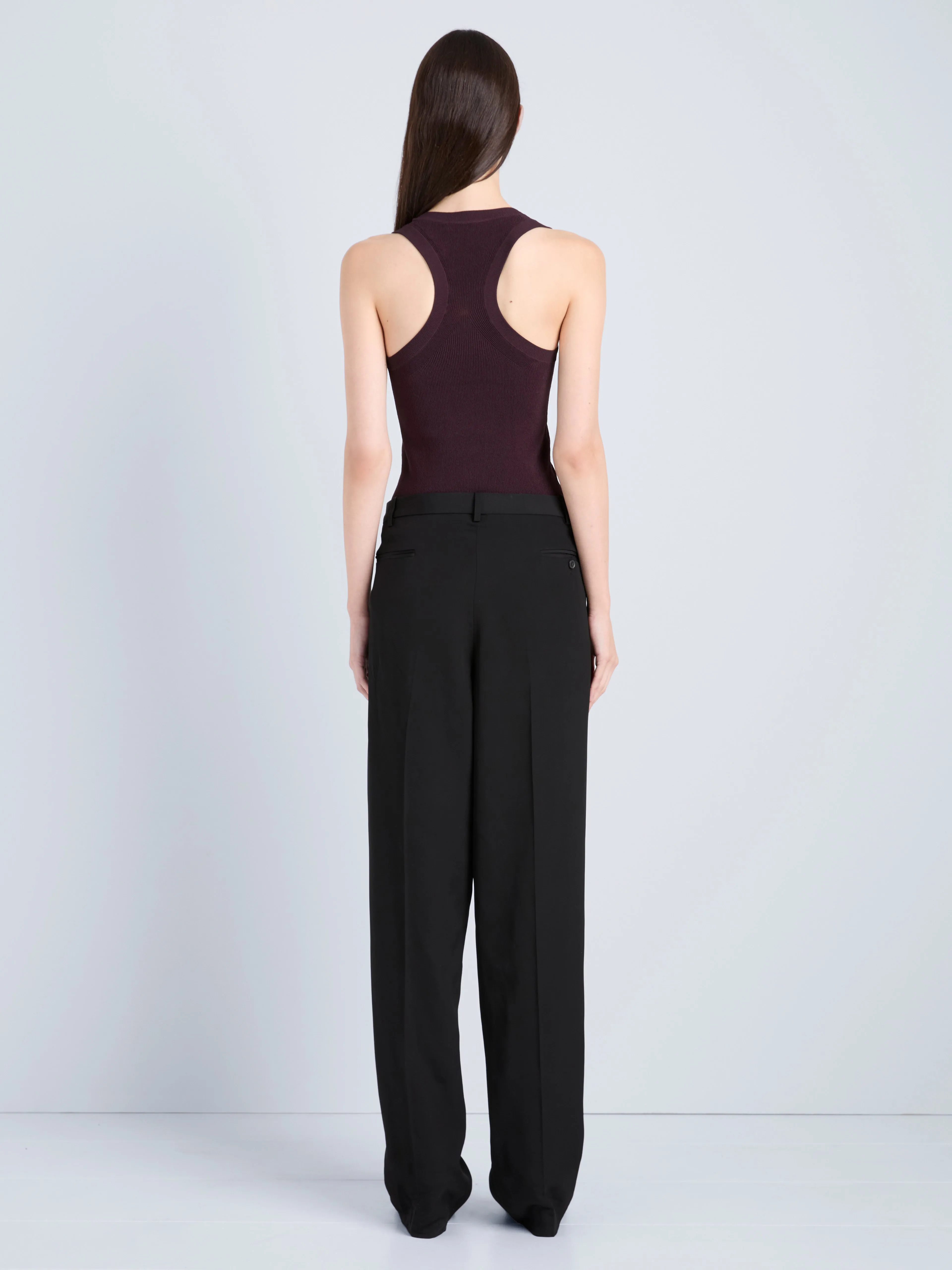 Roberts Tank in Matte Viscose Rib sold by Proenza Schouler product image thumbnail 5