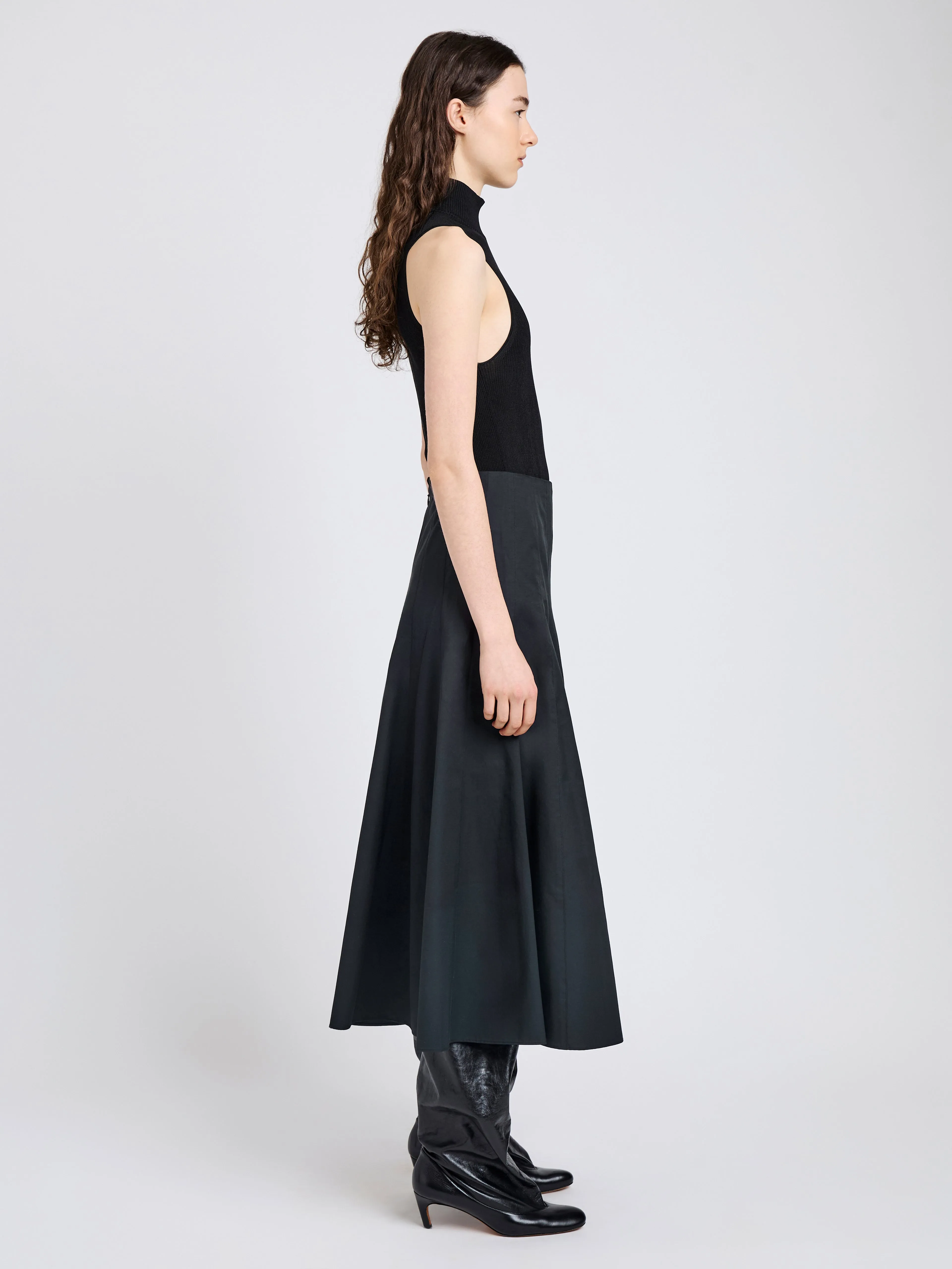 Heidi Skirt in Outerwear Cotton sold by Proenza Schouler product image thumbnail 3