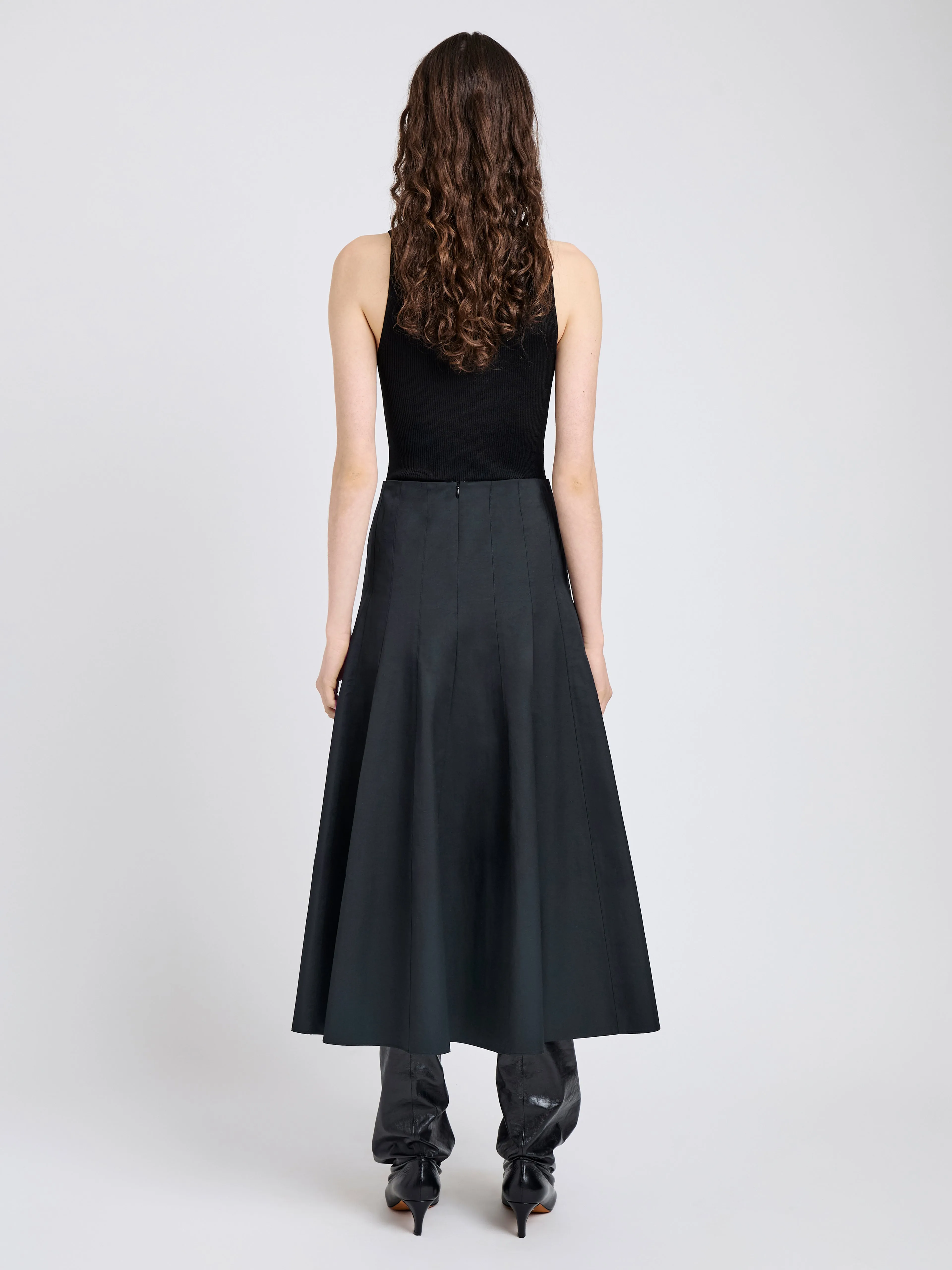 Heidi Skirt in Outerwear Cotton sold by Proenza Schouler product image thumbnail 4