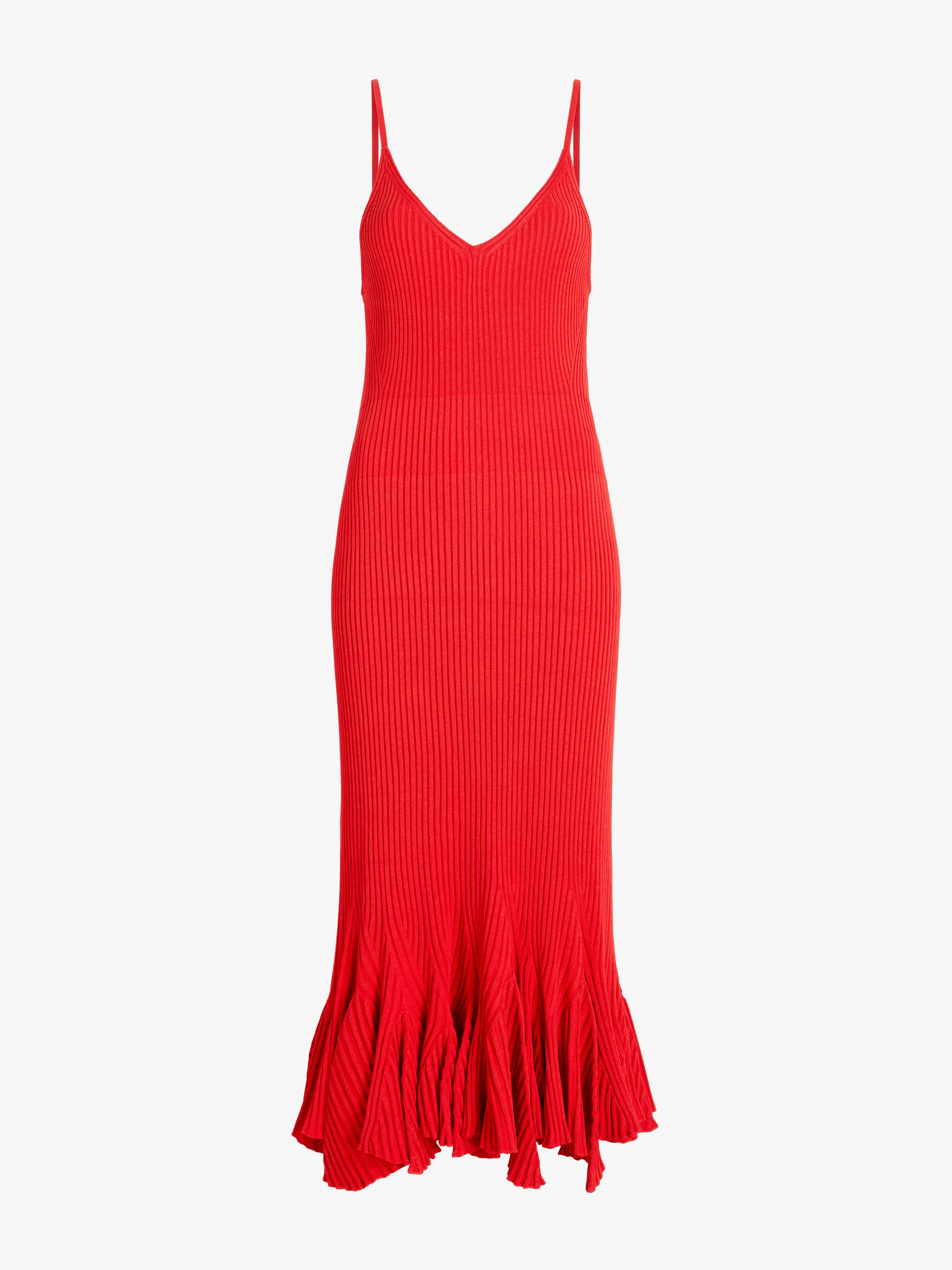 Giuditta Dress in Viscose Ribbed Godet sold by Proenza Schouler