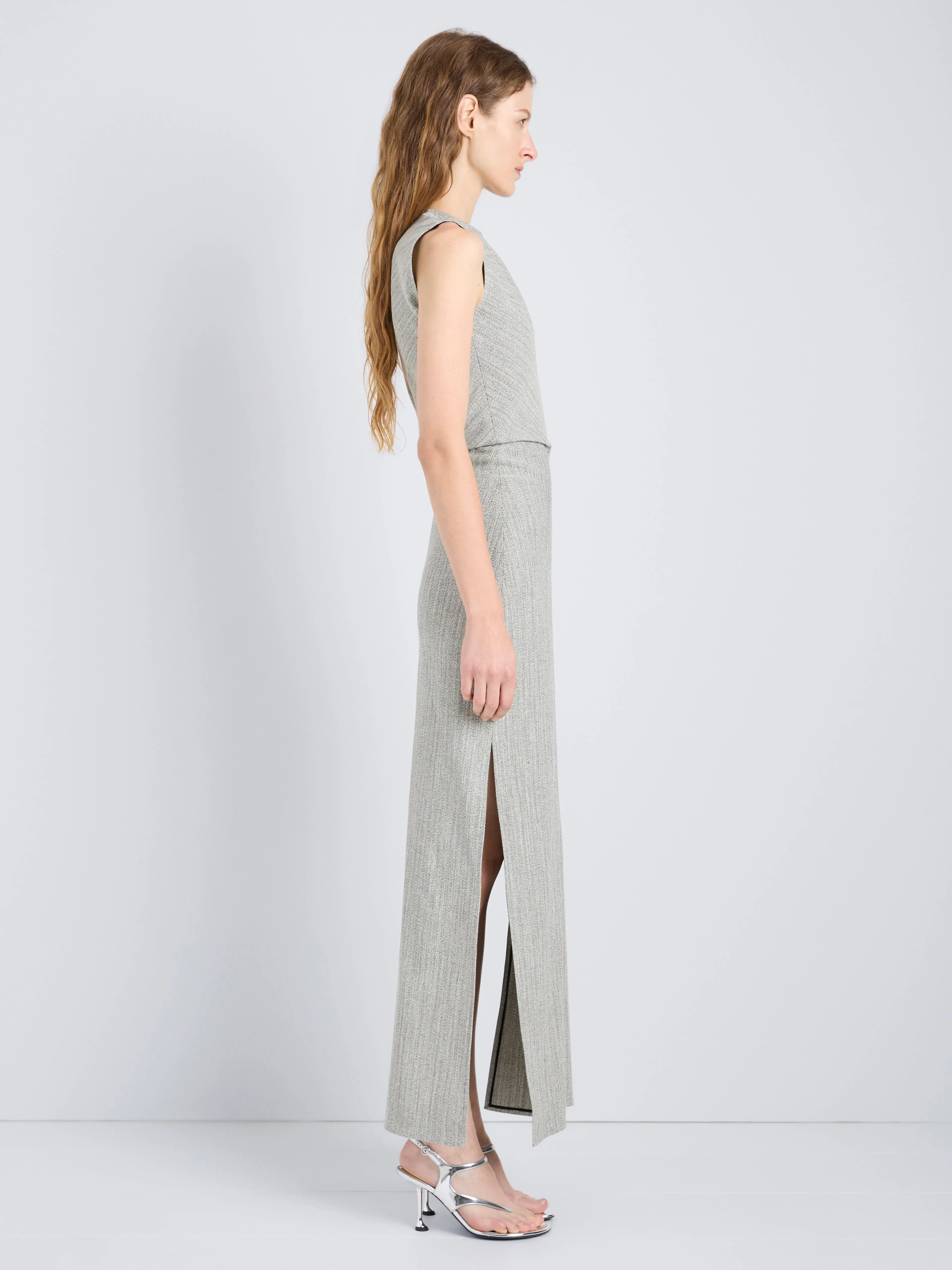 Selene Dress in Static Suiting sold by Proenza Schouler product image thumbnail 3