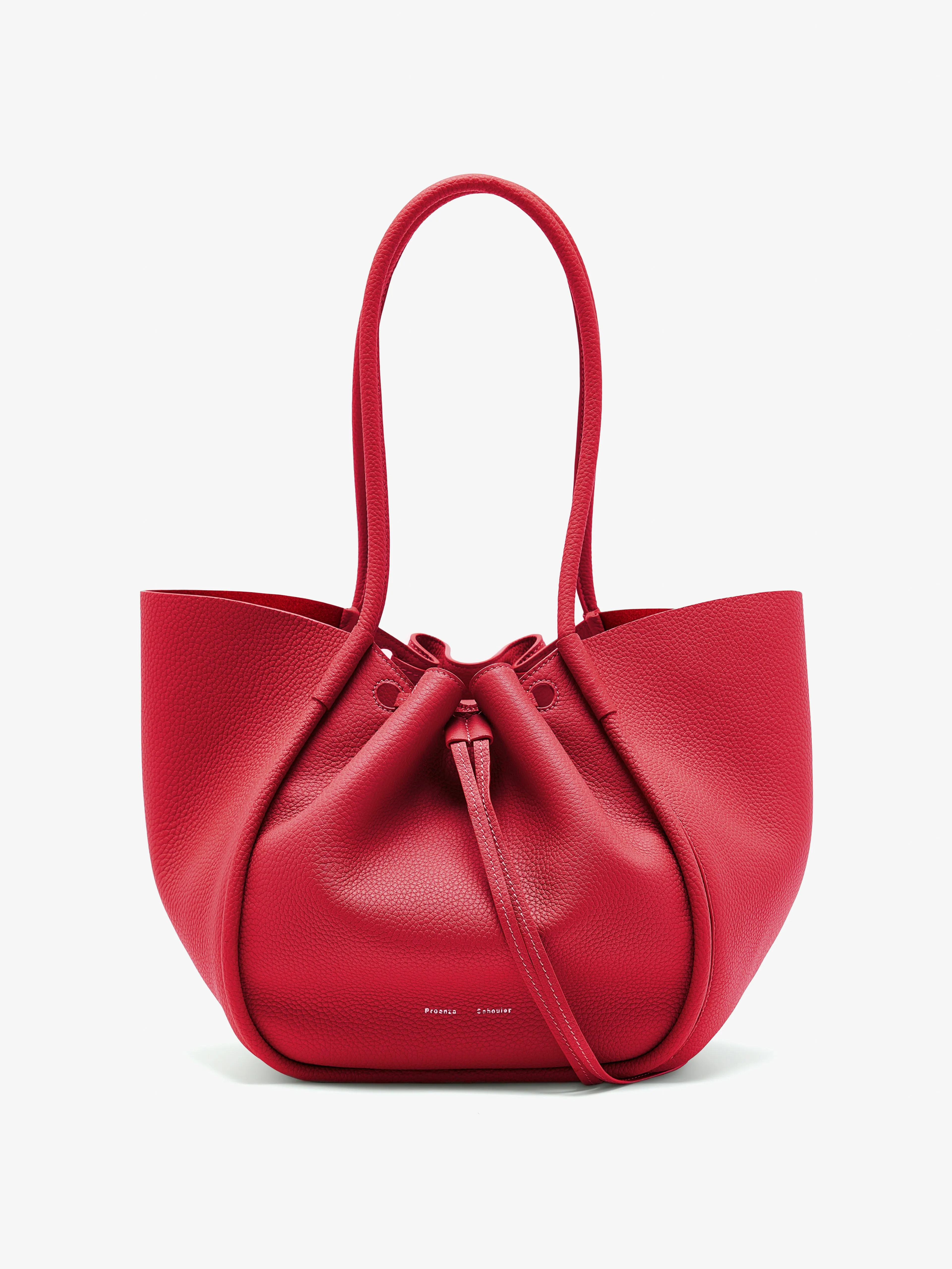 Large Ruched Tote in Soft Pebbled Calf sold by Proenza Schouler