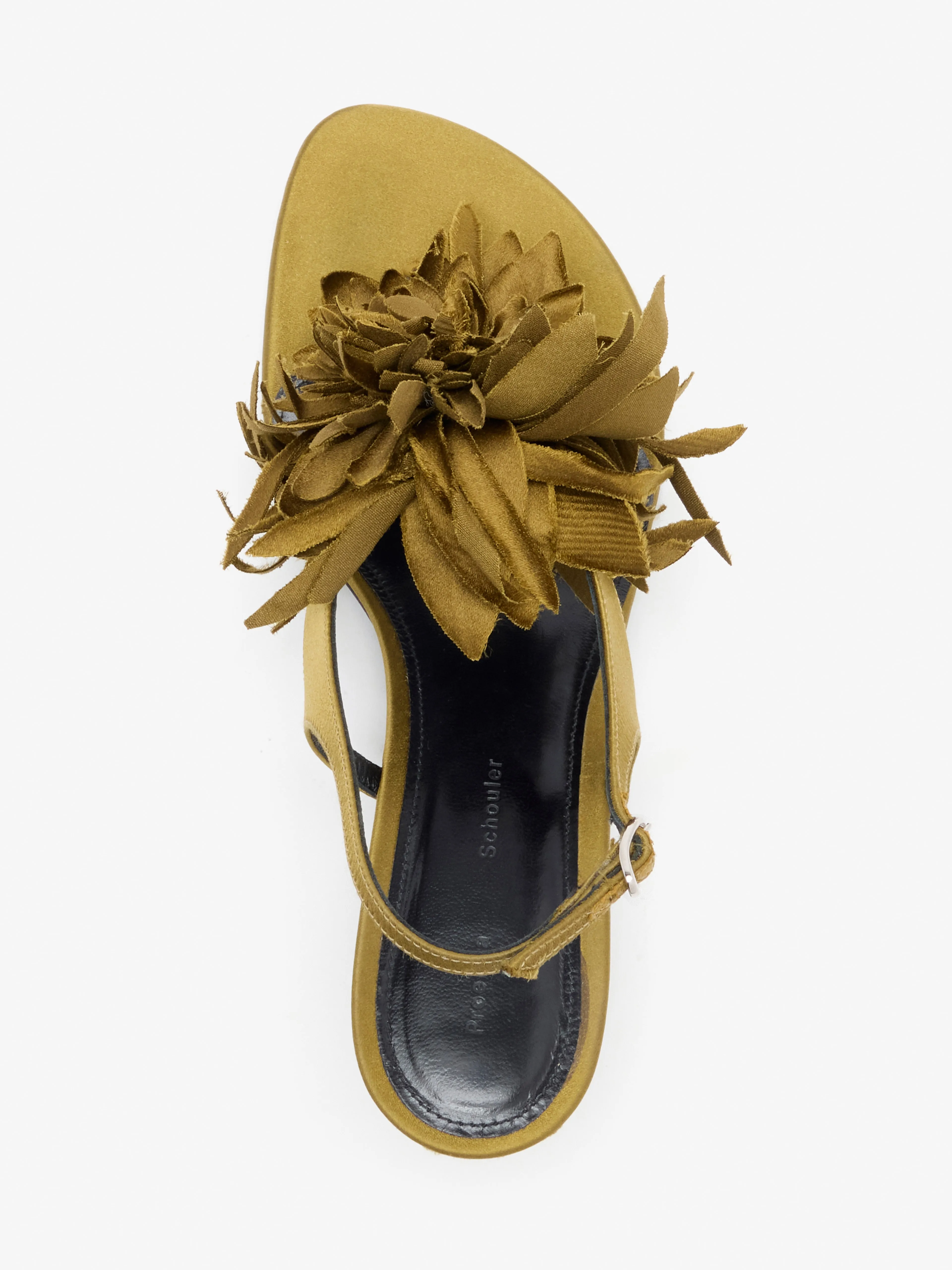 Tee Thong Flower Sandals in Satin sold by Proenza Schouler product image thumbnail 3