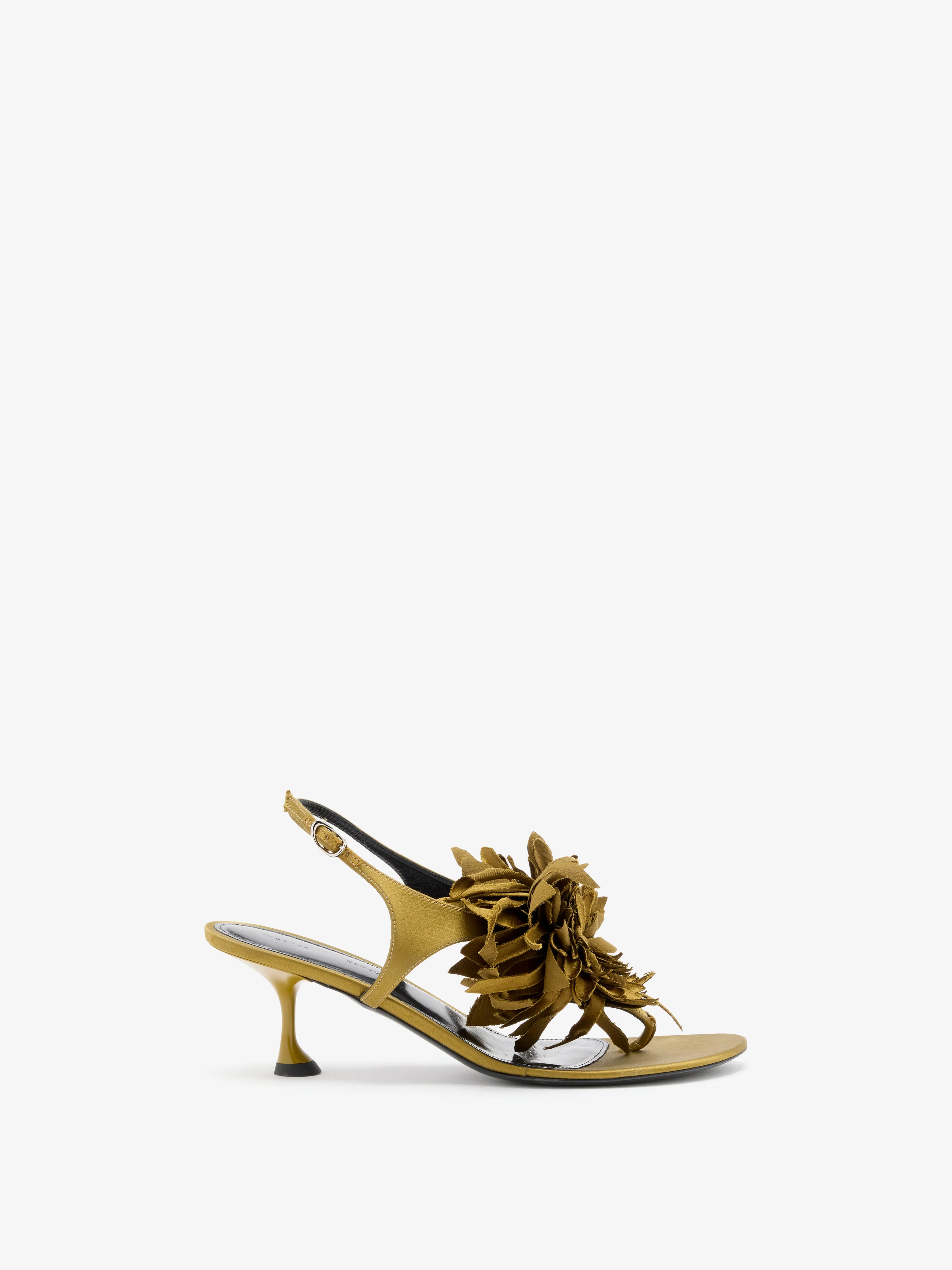 Tee Thong Flower Sandals in Satin sold by Proenza Schouler