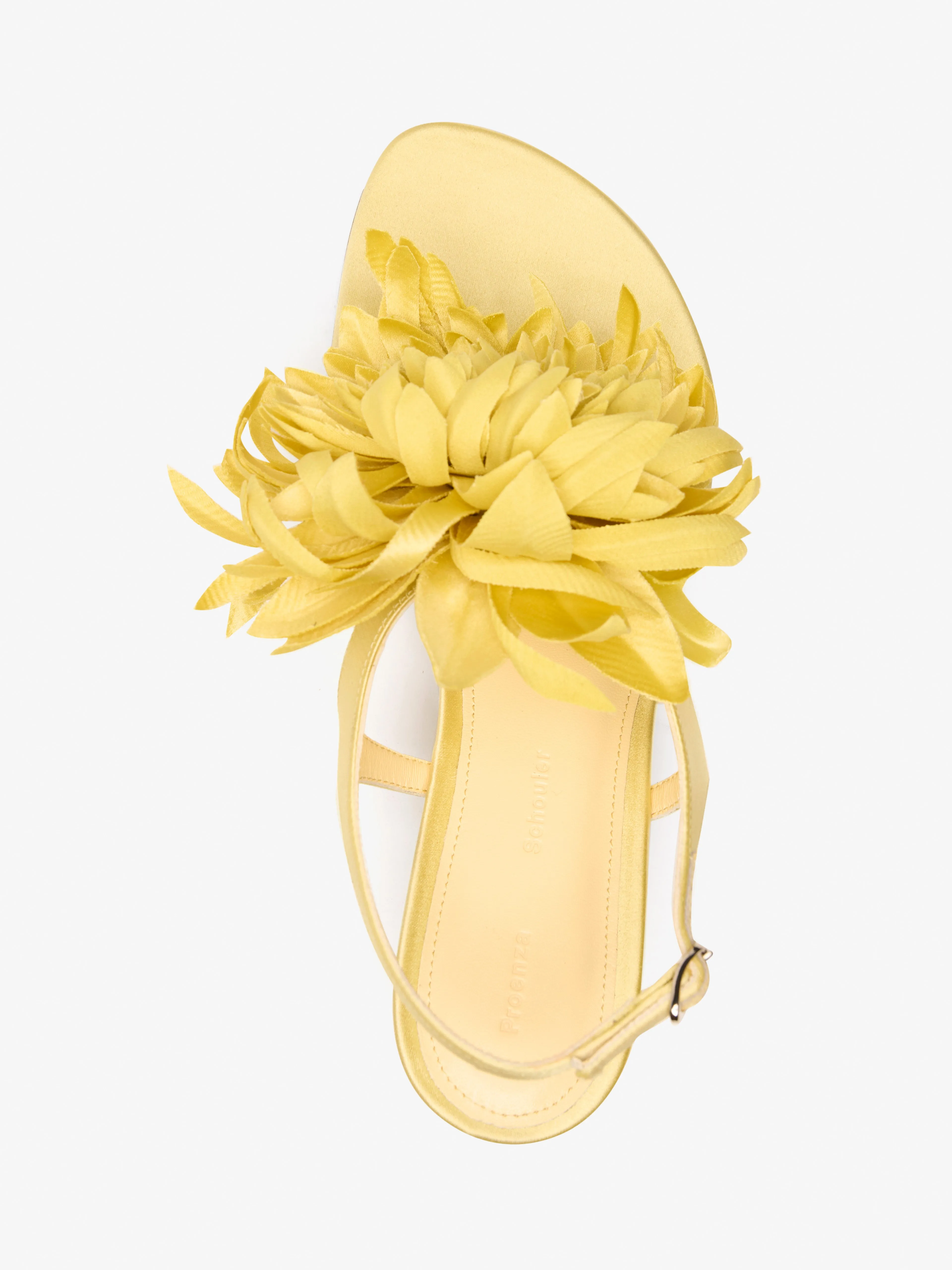 Tee Thong Flower Sandals in Satin sold by Proenza Schouler product image thumbnail 3