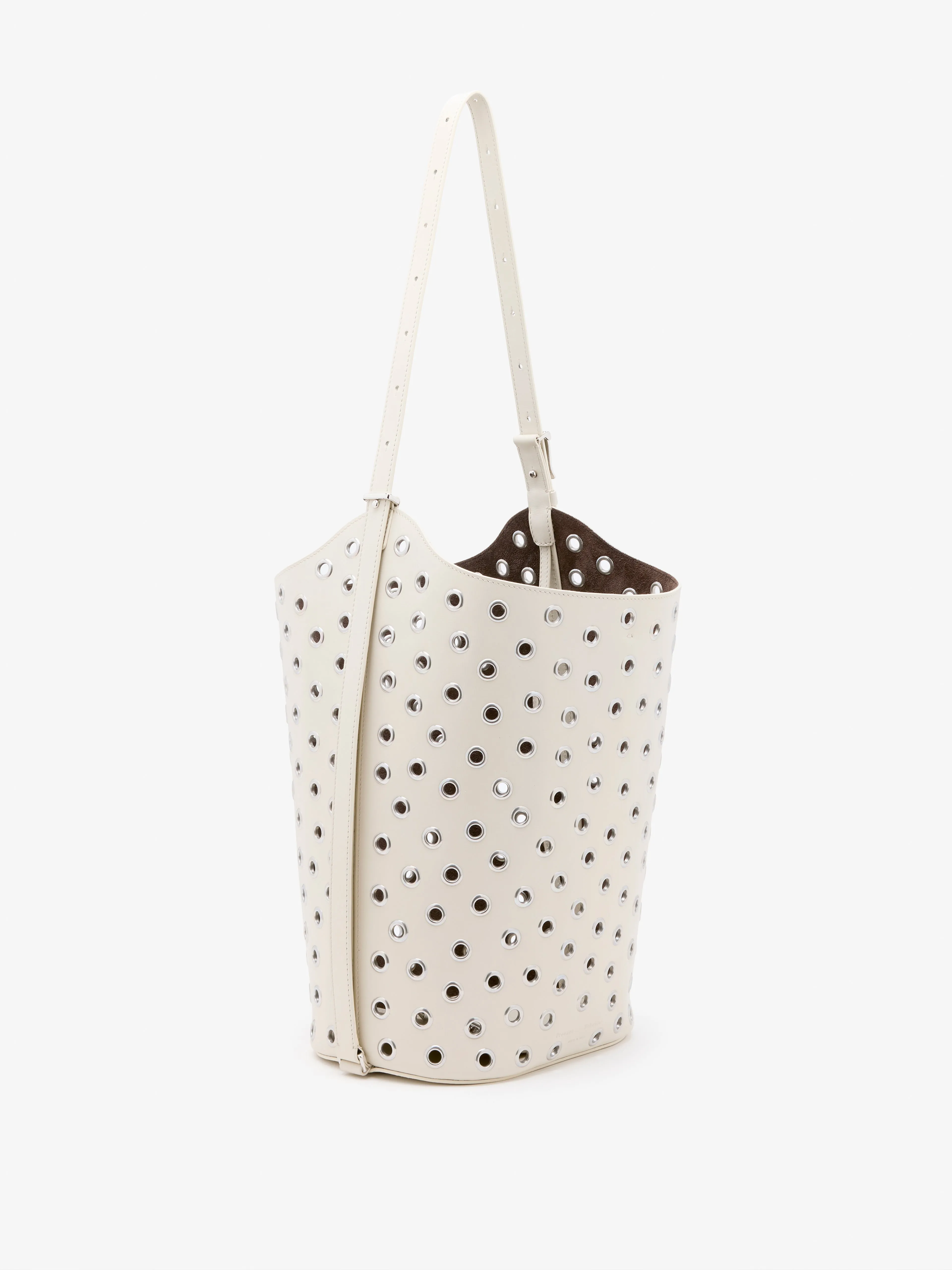 Brant Bucket Bag in Eyelet Covered Smooth Calf sold by Proenza Schouler product image thumbnail 3