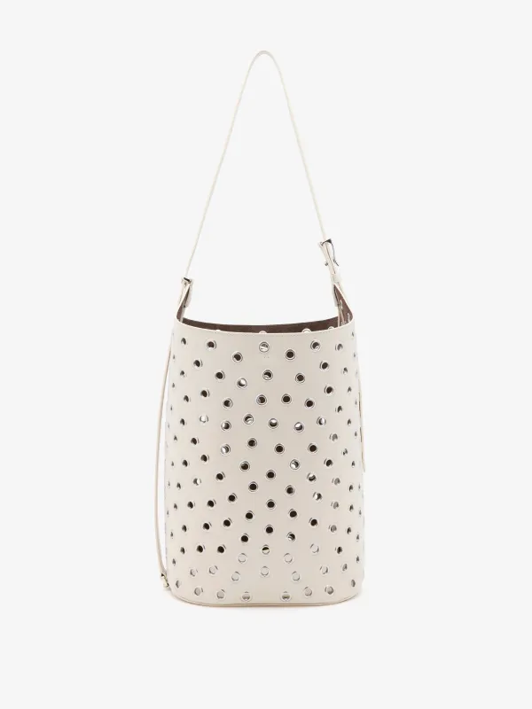 Brant Bucket Bag in Eyelet Covered Smooth Calf made by Proenza Schouler