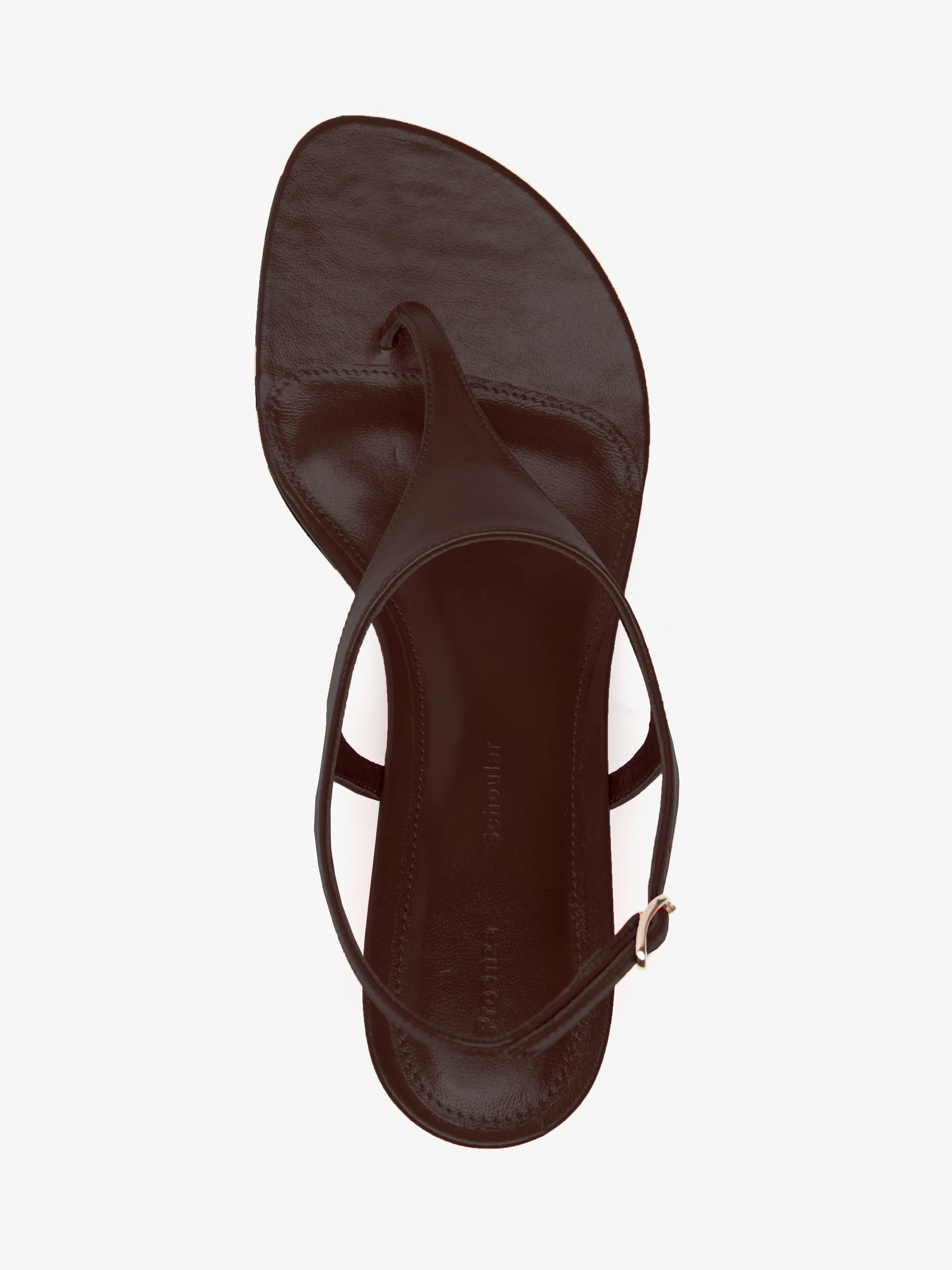 Tee Thong Sandals in Slick Nappa sold by Proenza Schouler product image thumbnail 3