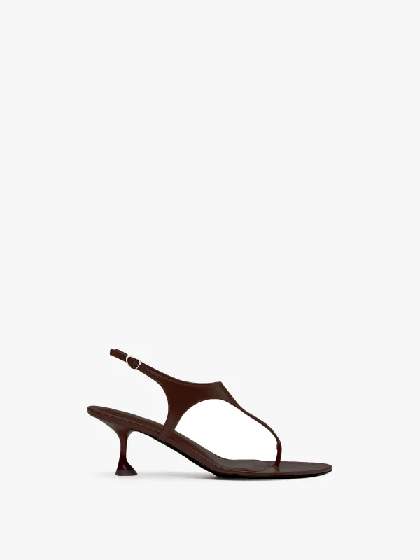 Tee Thong Sandals in Slick Nappa made by Proenza Schouler