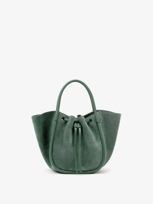 Small Ruched Tote in Soft Suede sold by Proenza Schouler
