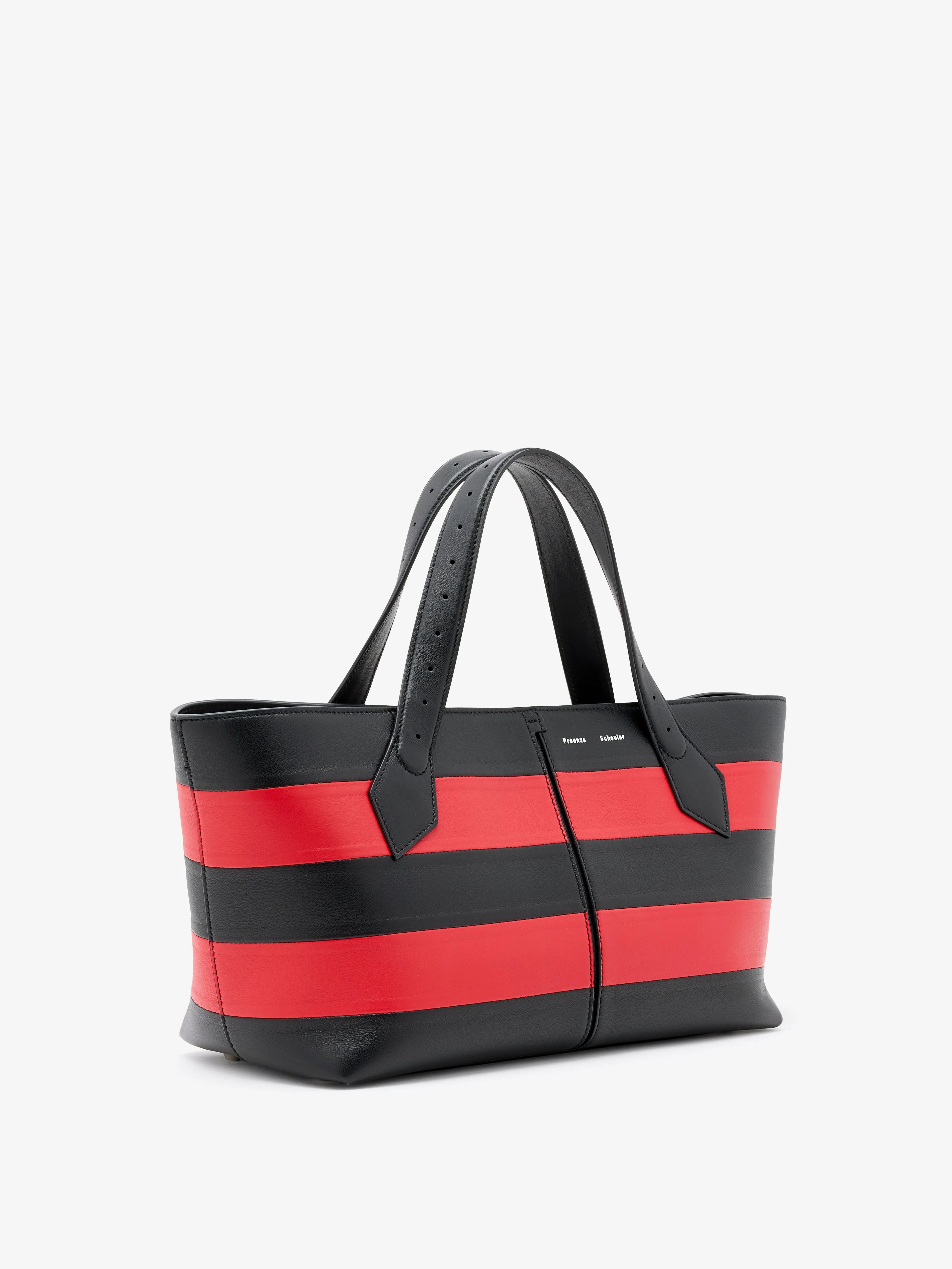 East West Chelsea Tote in Striped Nappa Plonge sold by Proenza Schouler product image thumbnail 3