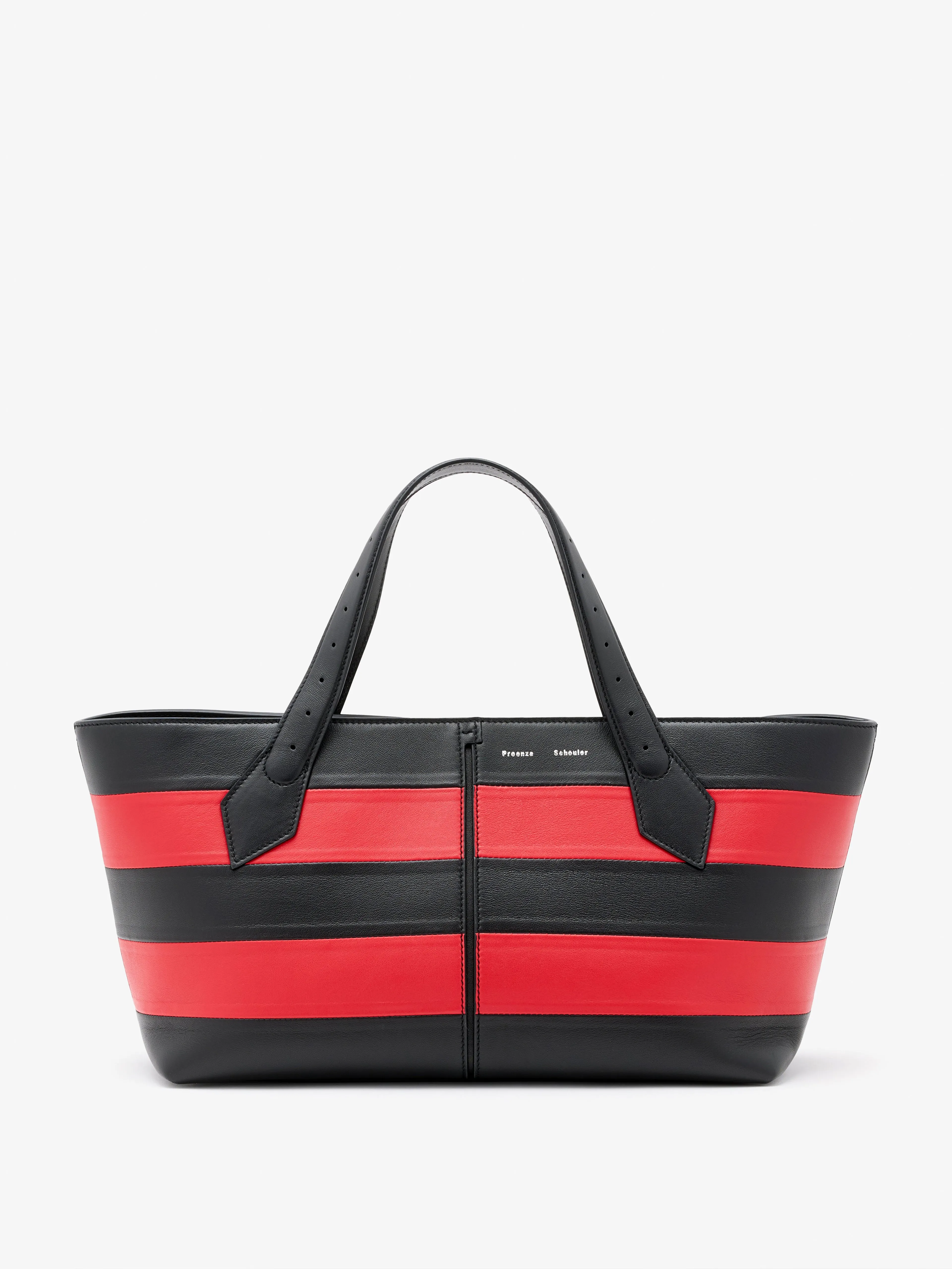 East West Chelsea Tote in Striped Nappa Plonge sold by Proenza Schouler