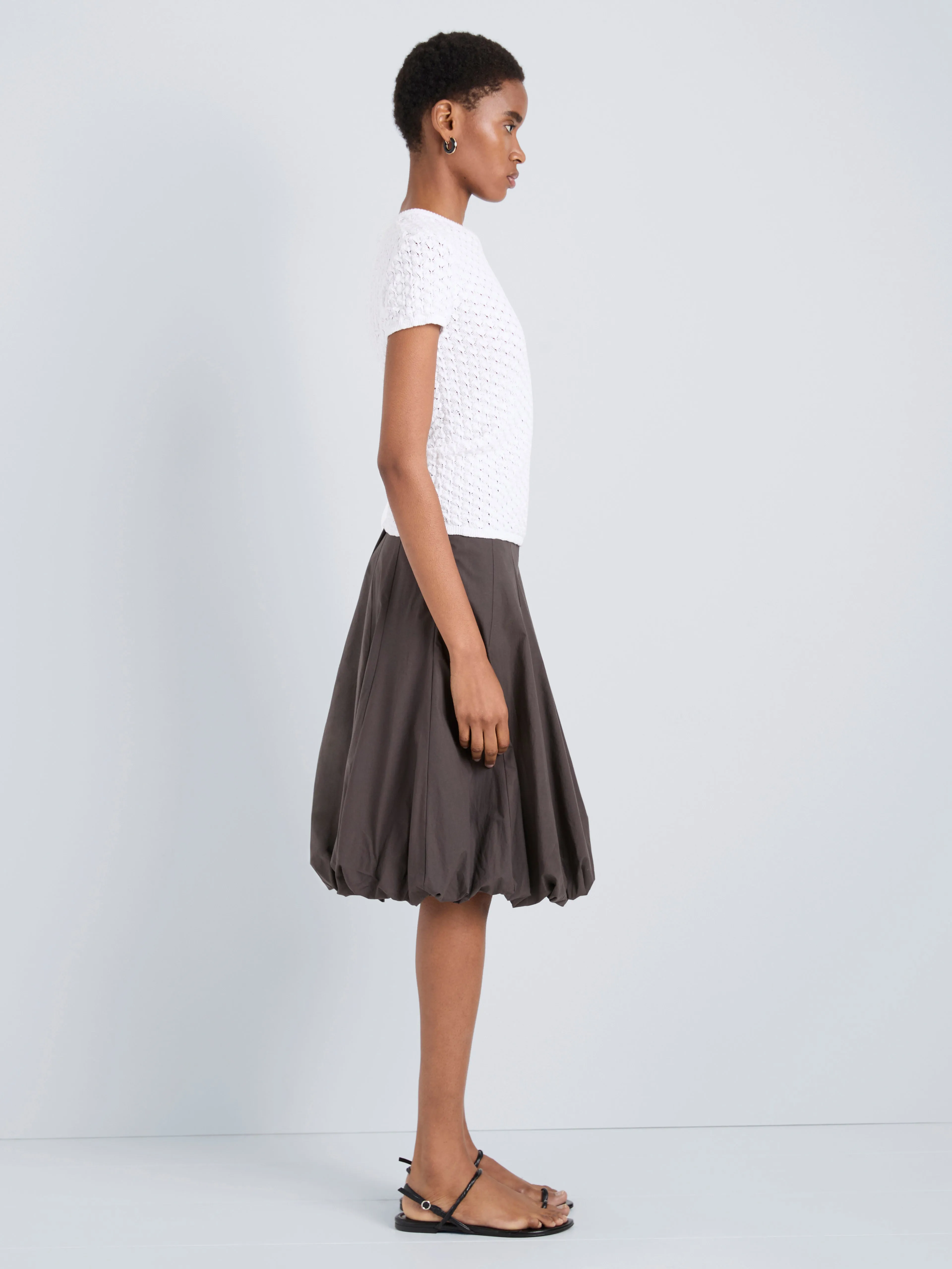 Kyra Skirt in Rumpled Cotton sold by Proenza Schouler product image thumbnail 3