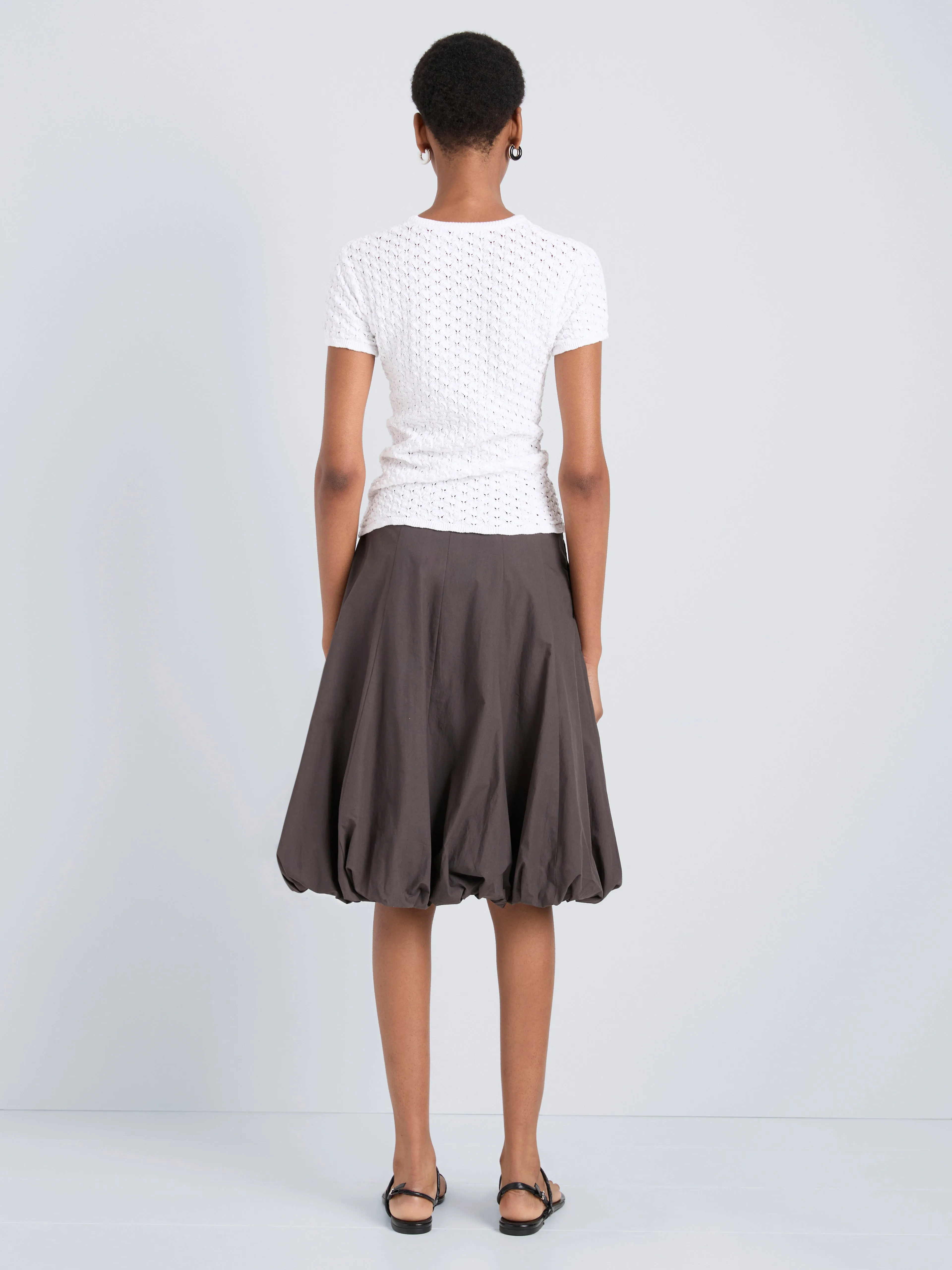 Kyra Skirt in Rumpled Cotton sold by Proenza Schouler product image thumbnail 4