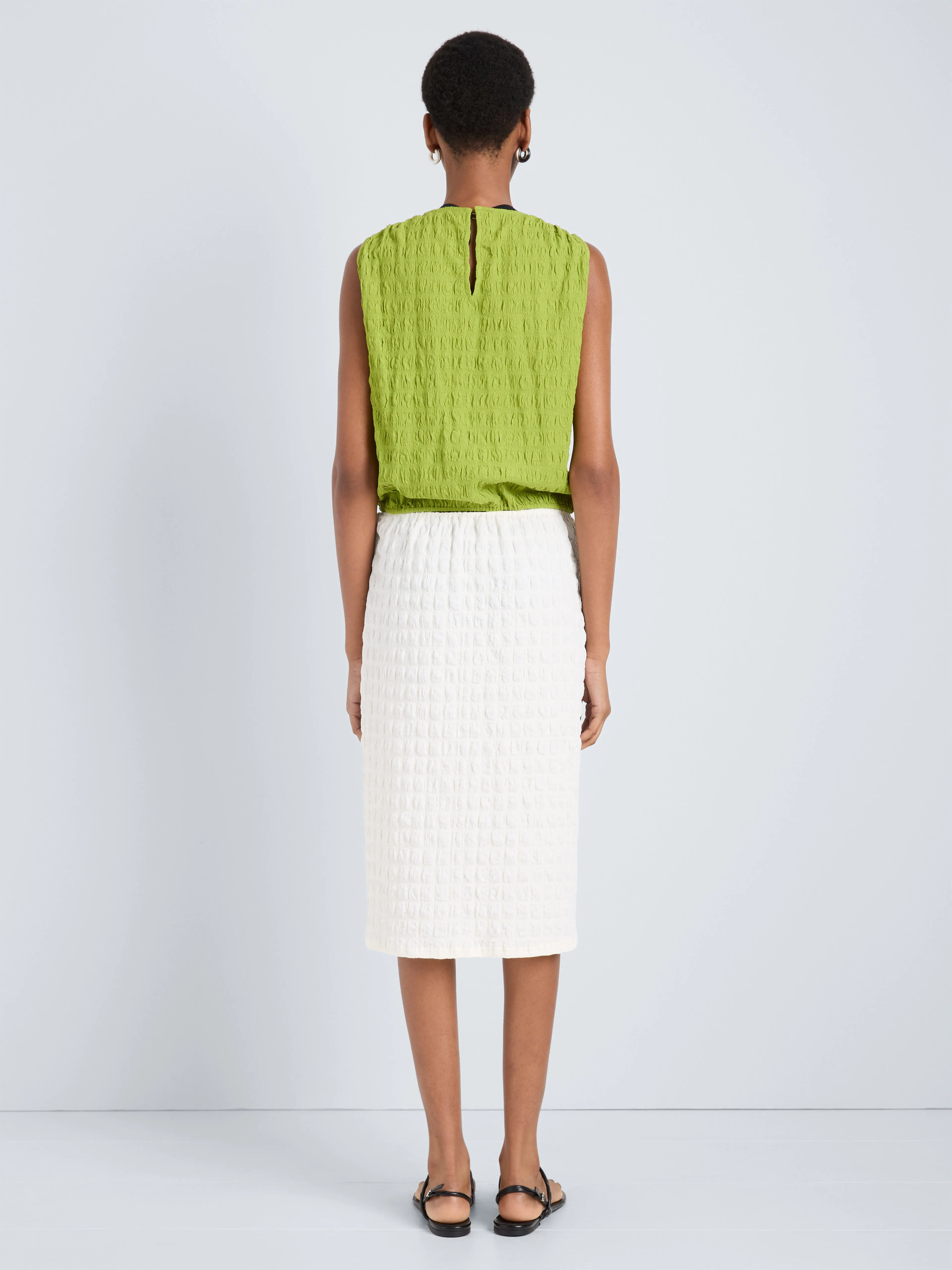 Bradley Crewneck in Textured Cotton sold by Proenza Schouler product image thumbnail 5