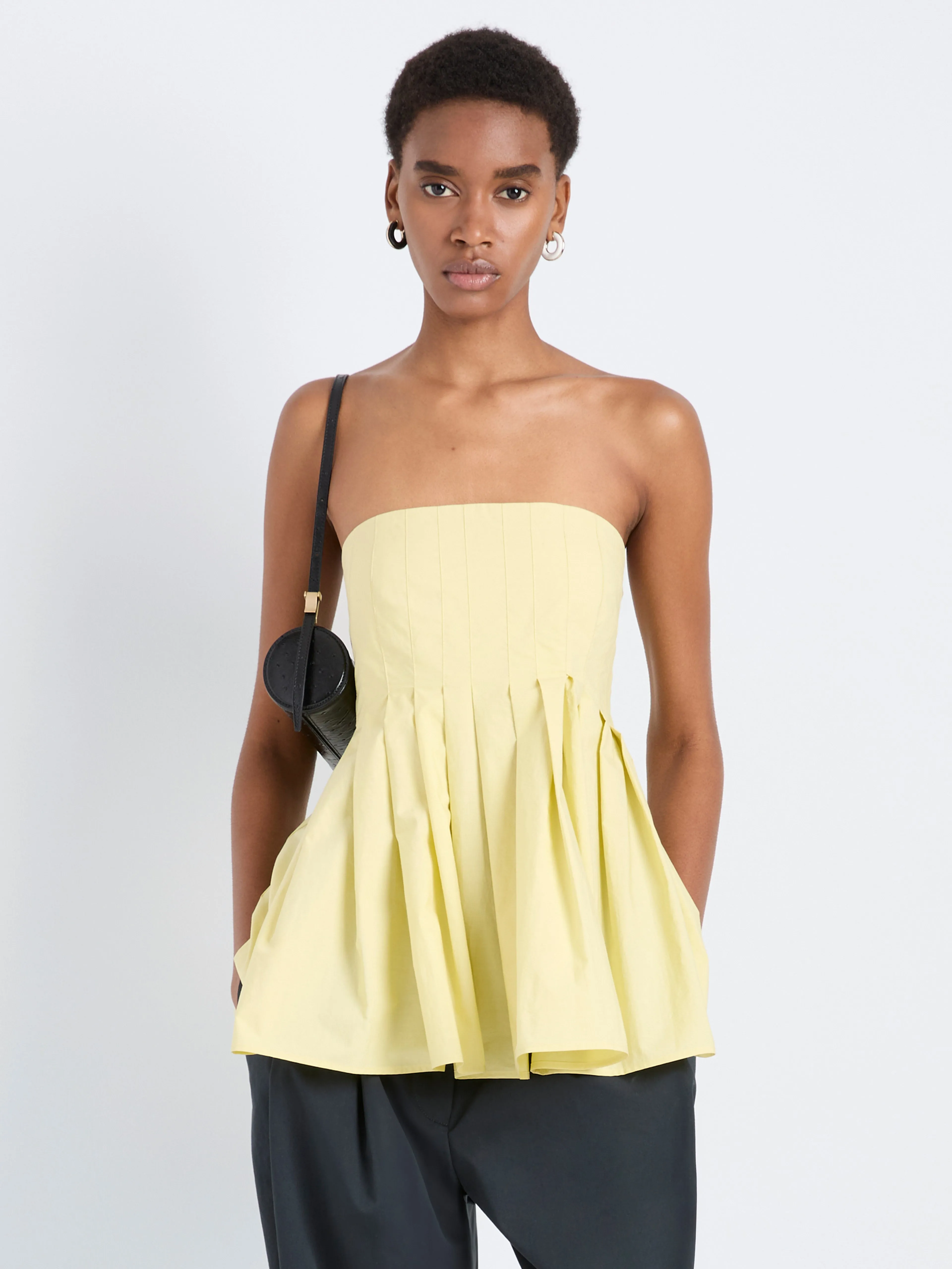 Avine Top in Rumpled Cotton sold by Proenza Schouler product image thumbnail 2