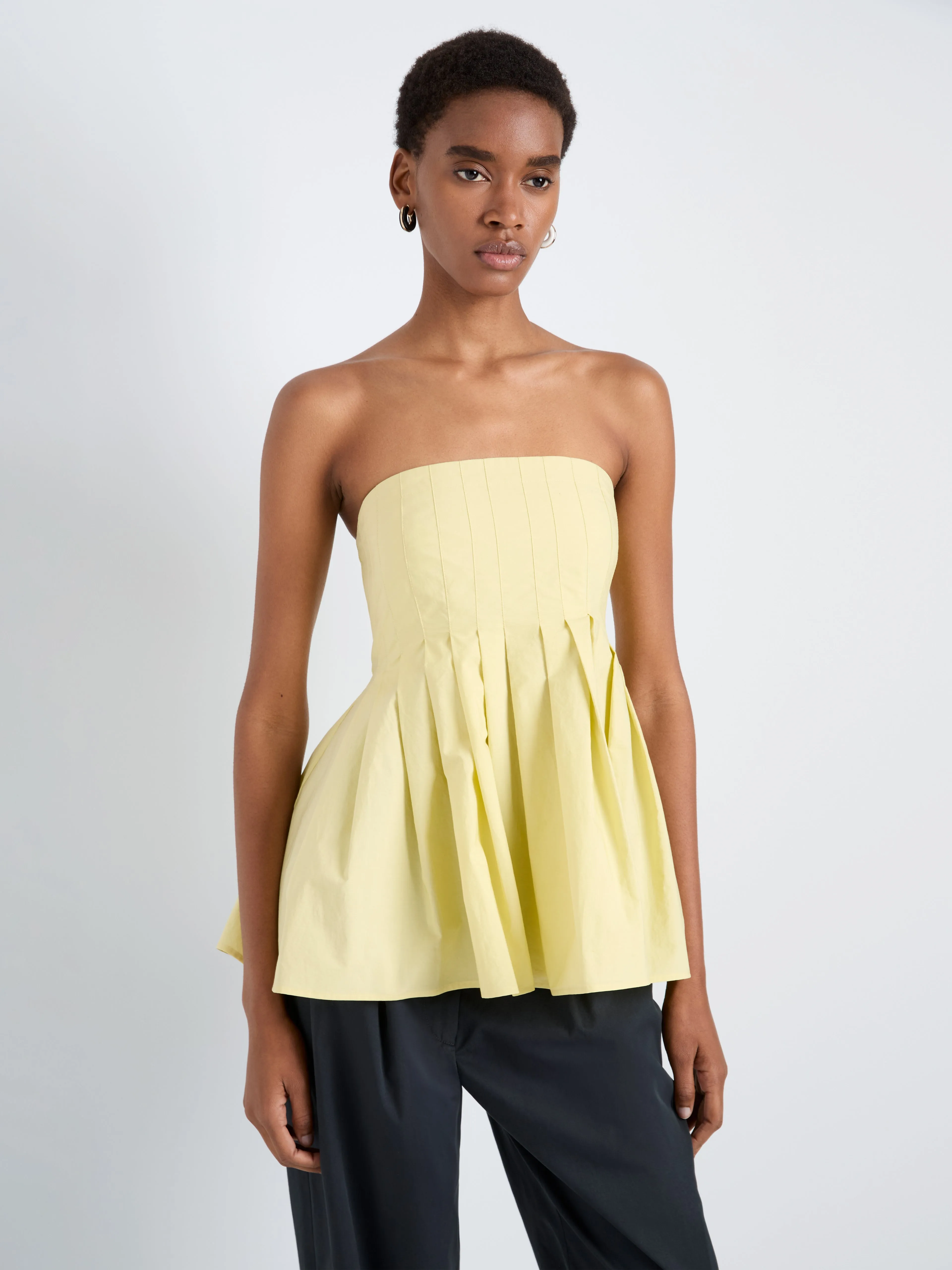 Avine Top in Rumpled Cotton sold by Proenza Schouler product image thumbnail 5