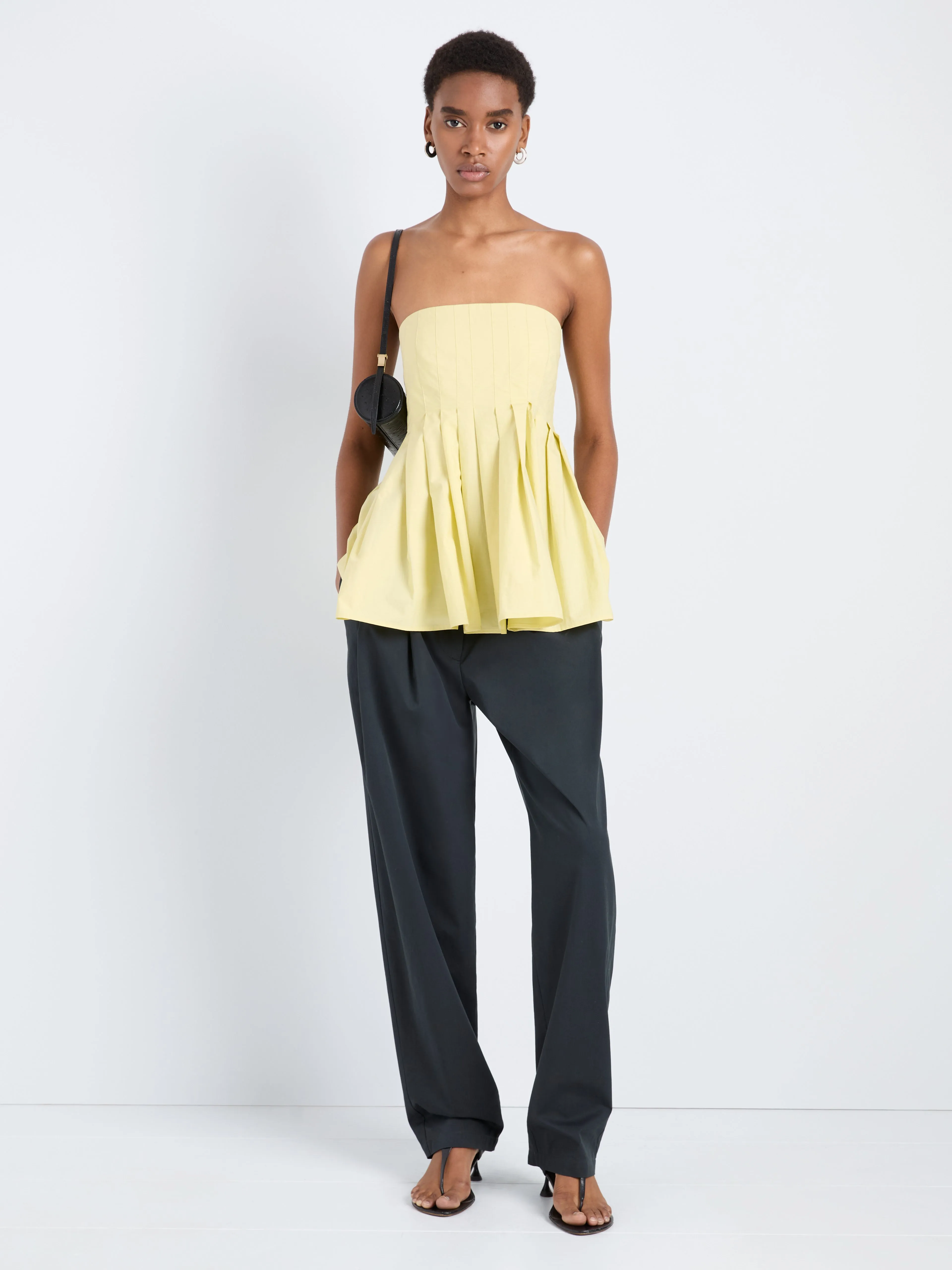 Avine Top in Rumpled Cotton sold by Proenza Schouler product image thumbnail 3