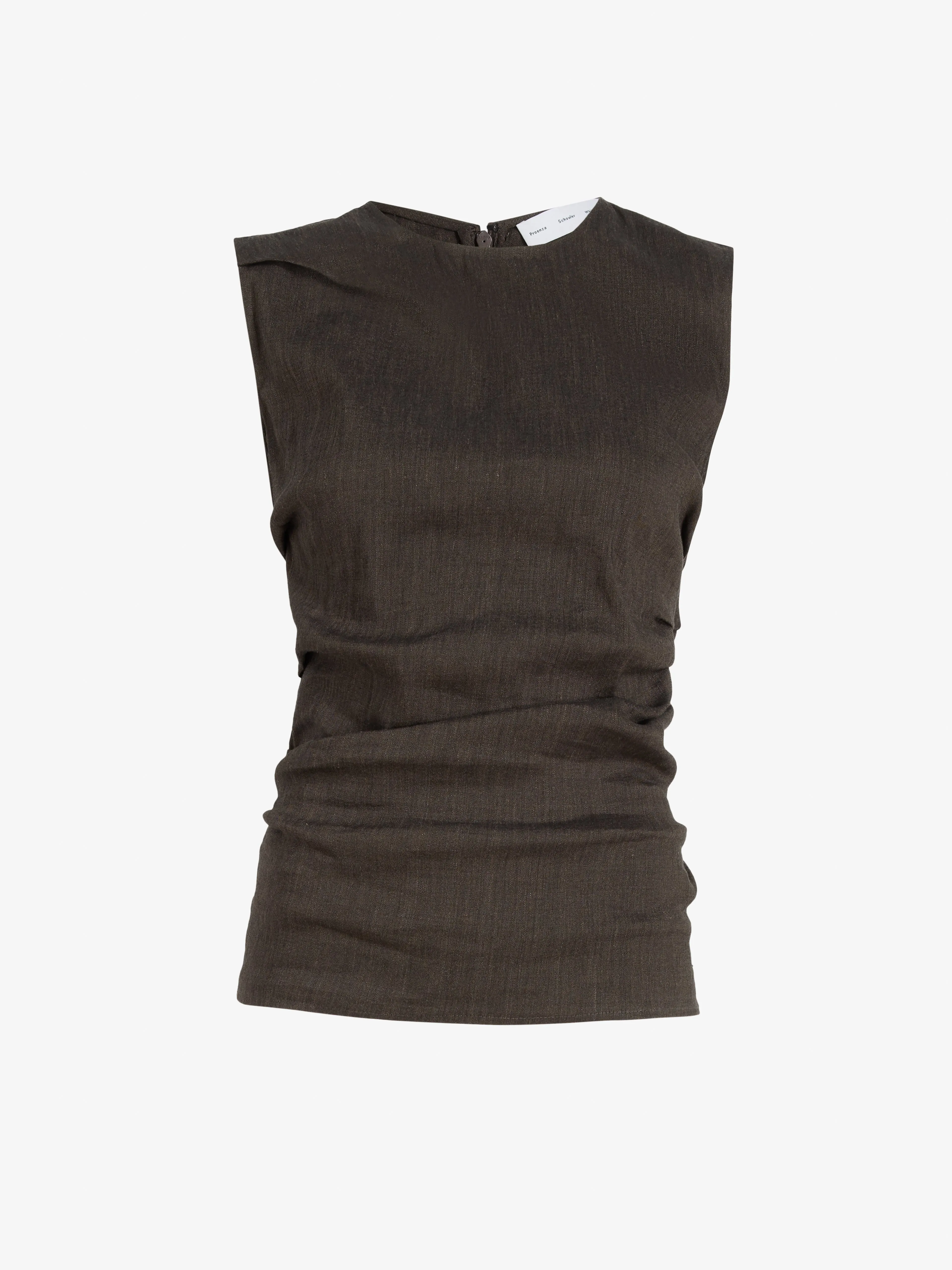 Anoushka Top in Linen Slub sold by Proenza Schouler
